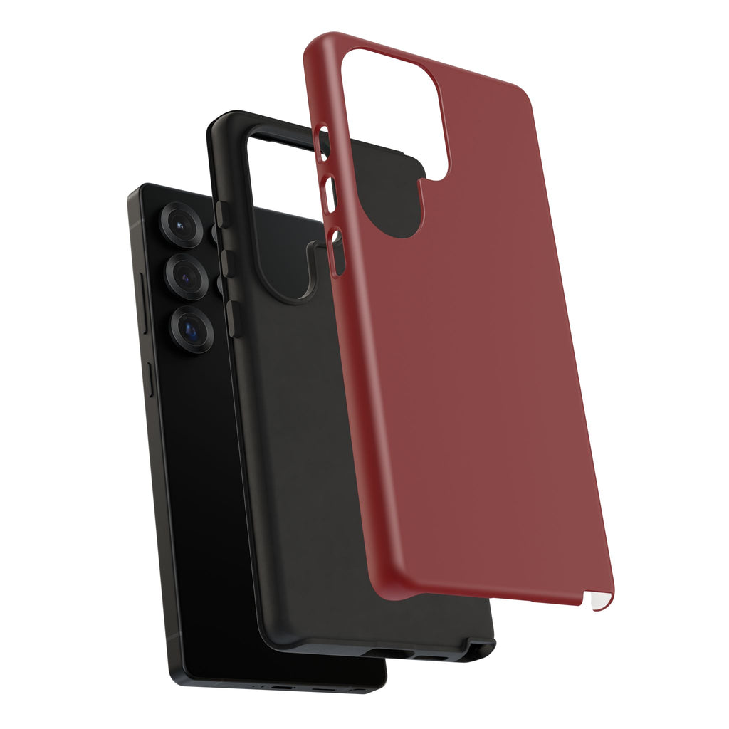 Dark Red Protective Phone Case