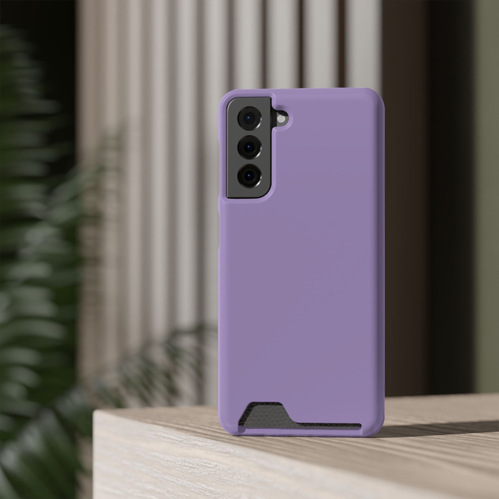 Lilac Card Holder Phone Case