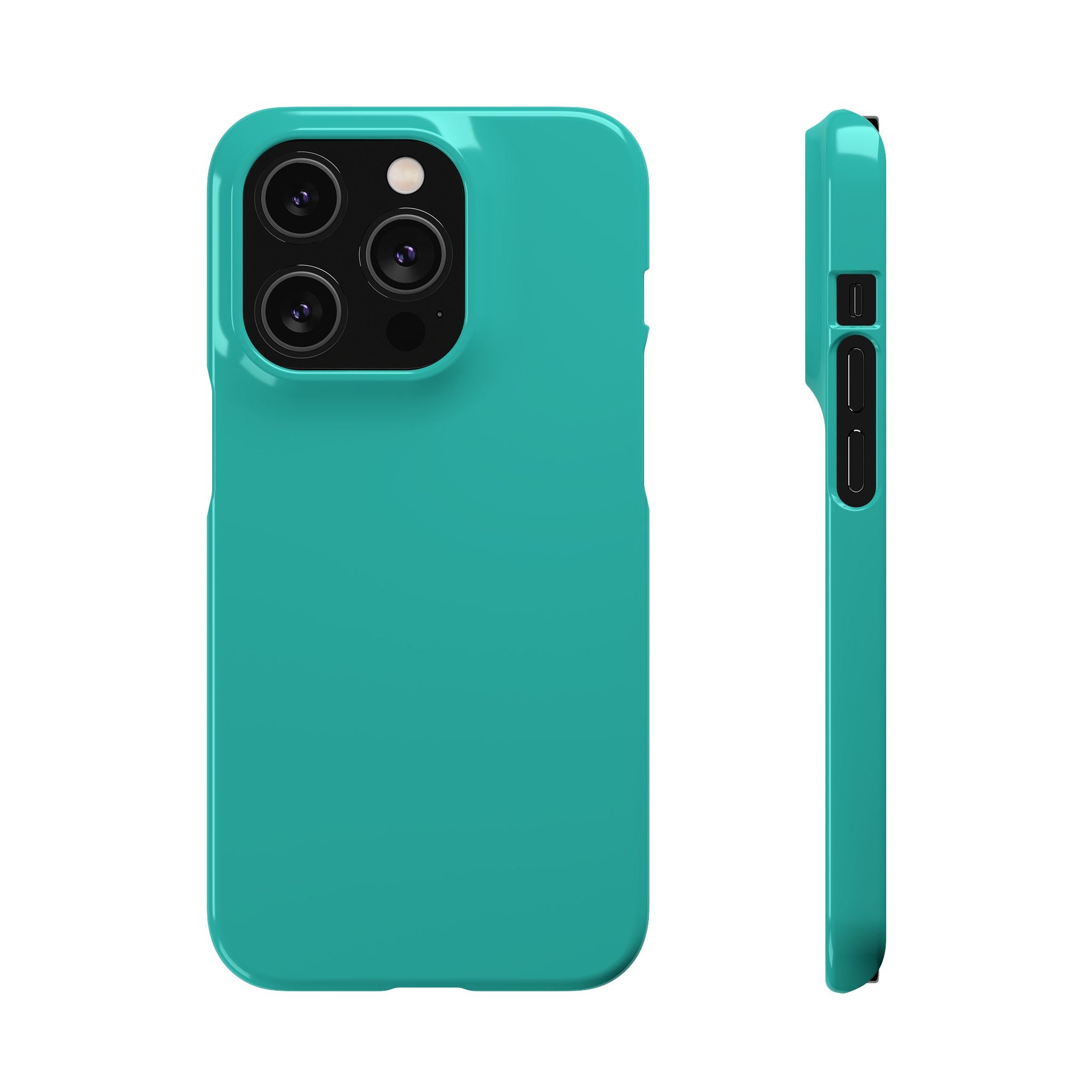 Teal Snap Phone Case