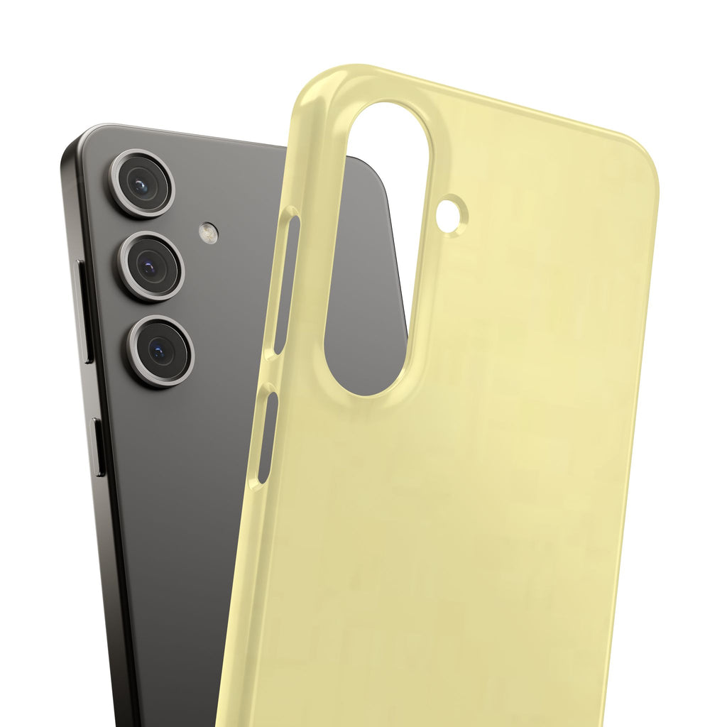 Pale Yellow Snap Phone Case