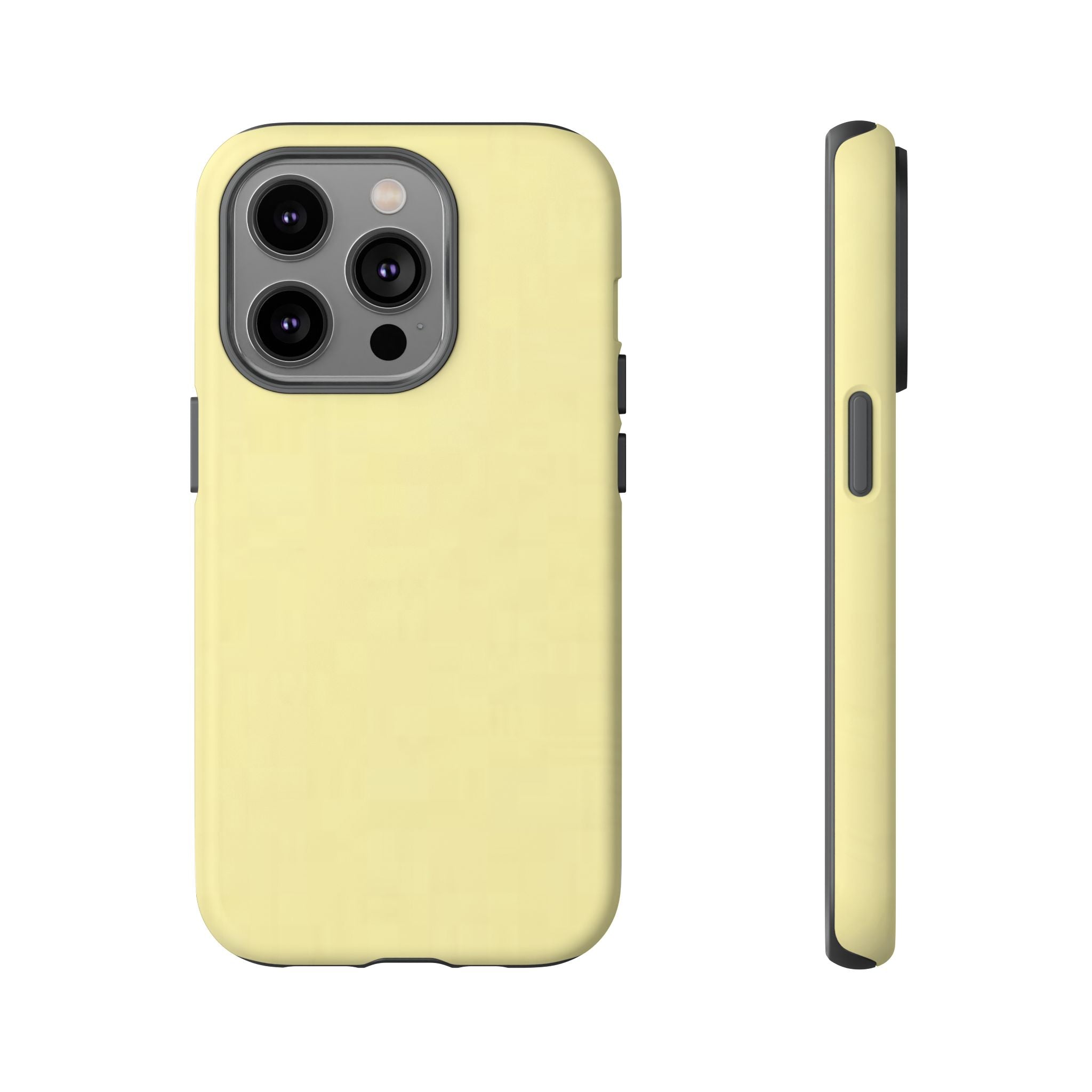 Pale Yellow Protective Phone Case