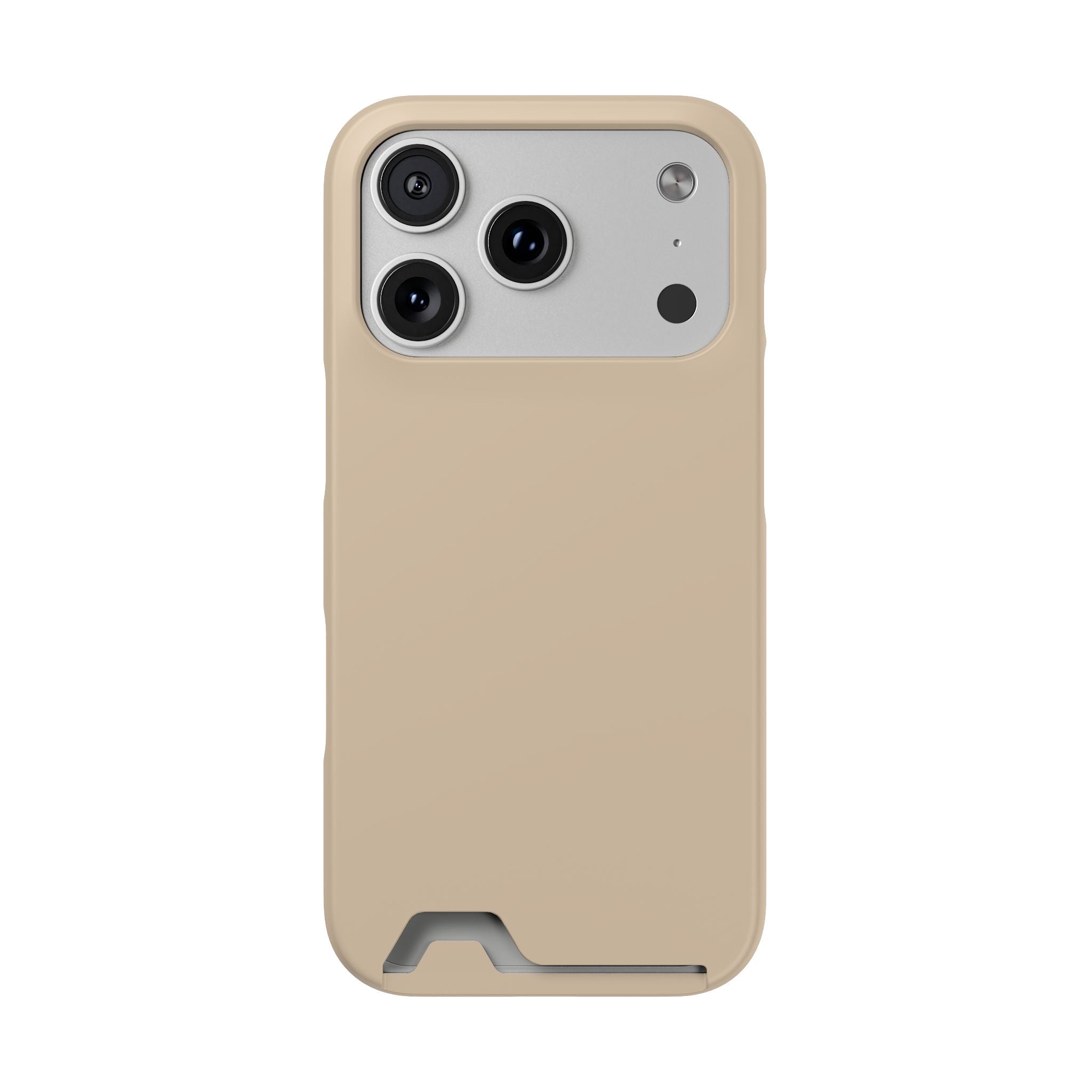 Beige Card-Holder Phone Case