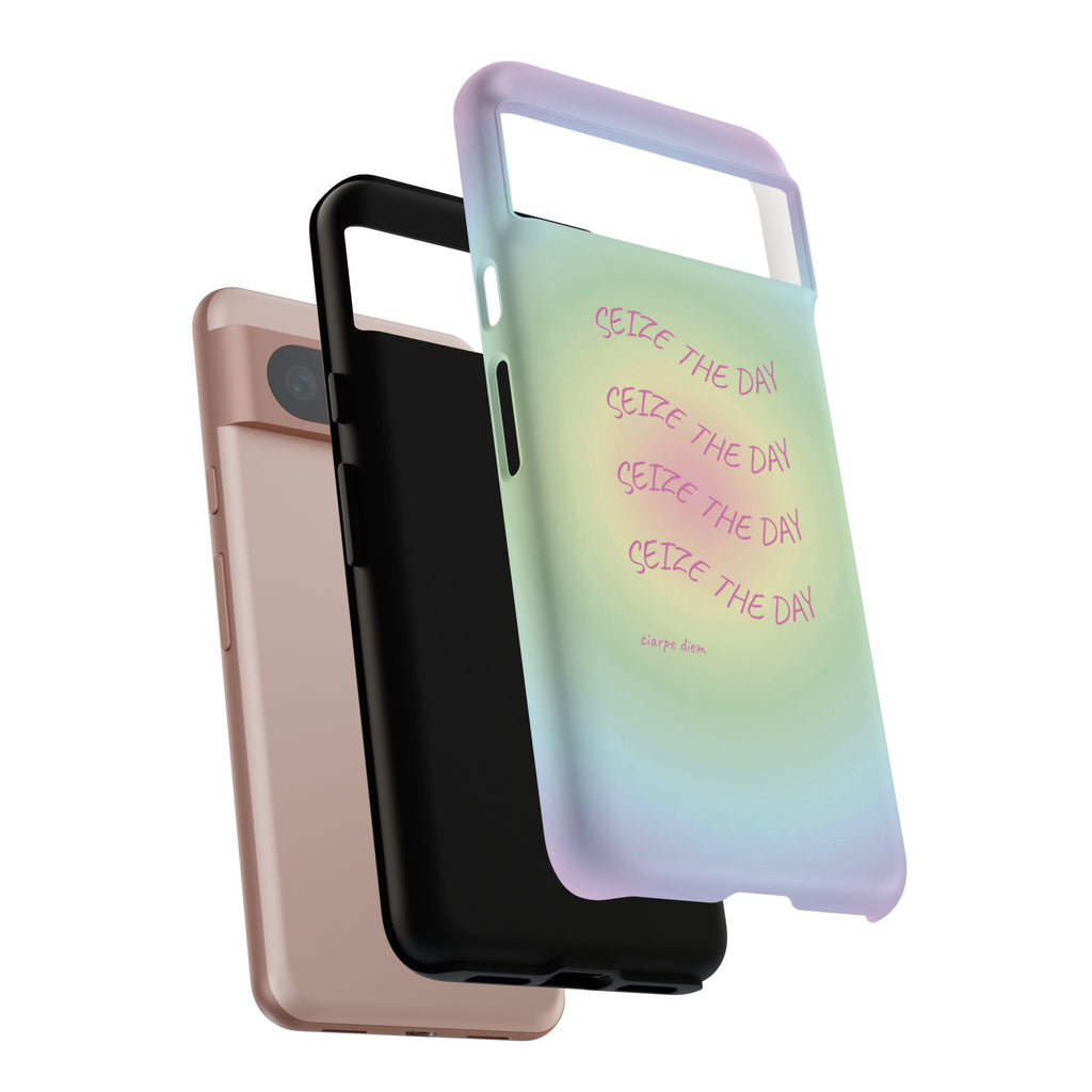Bermuda Halo Seize The Day Pastel Gradient Tough Phone Case