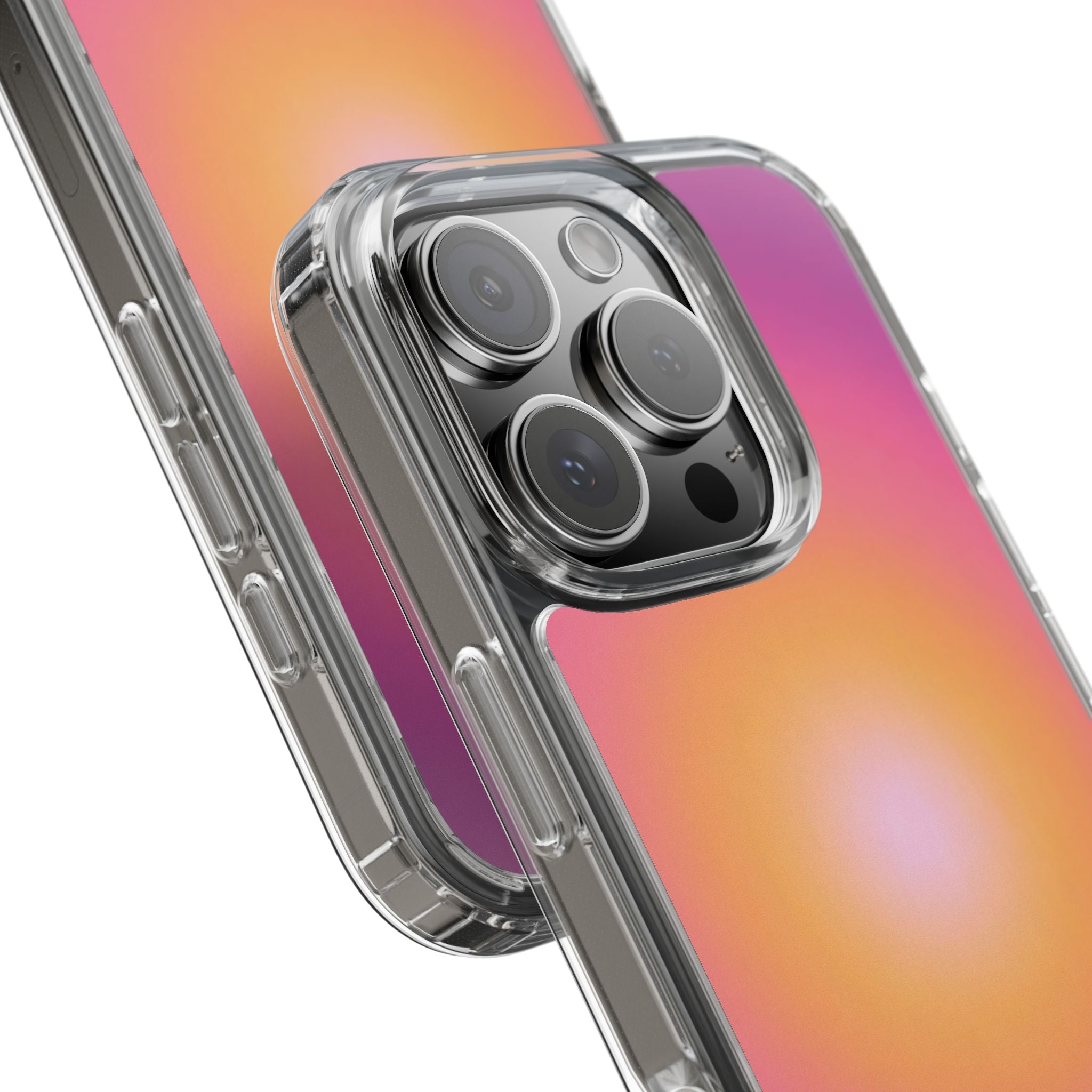Sunset Gradient Clear Protective Cover