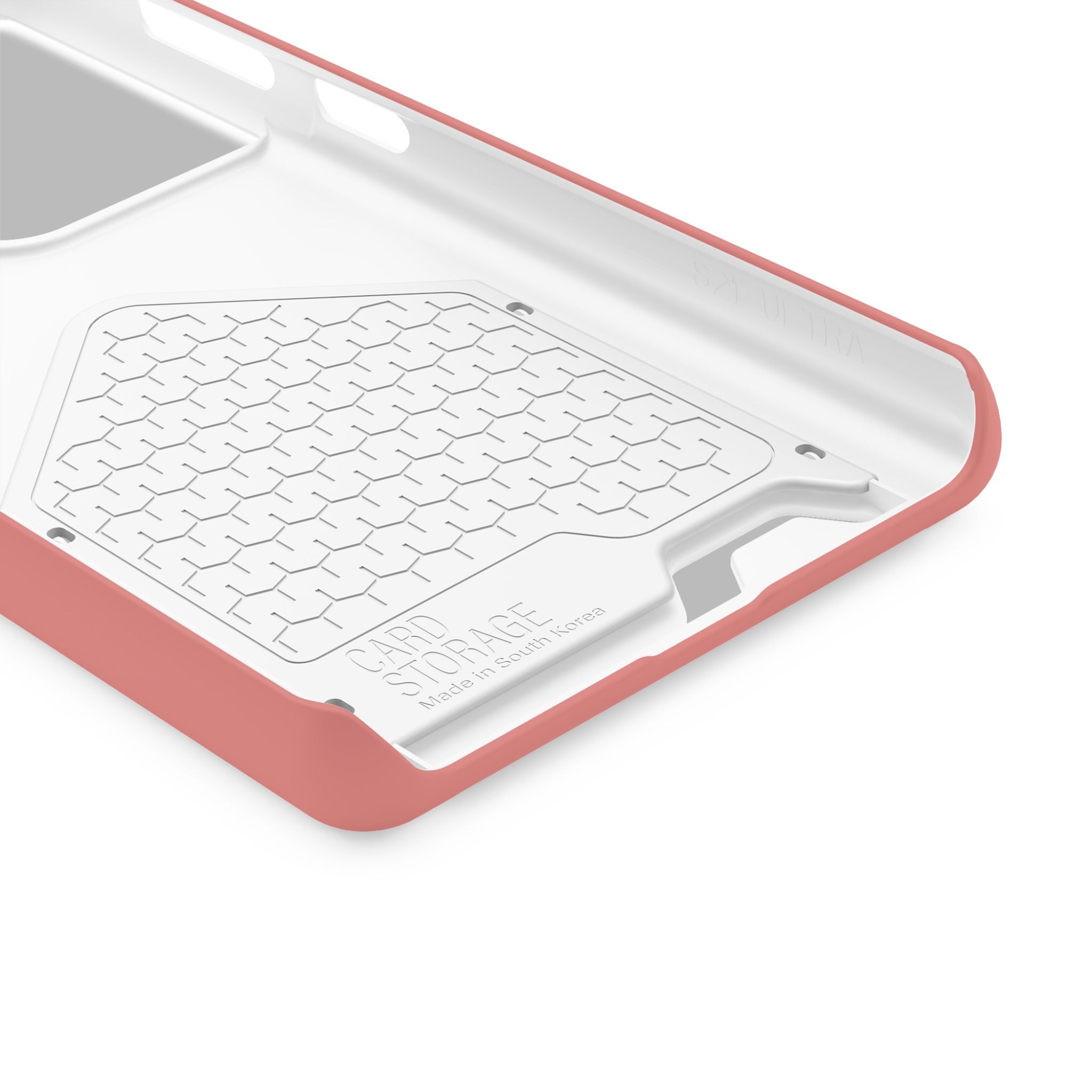 Frosty Pink Card Holder Phone Case