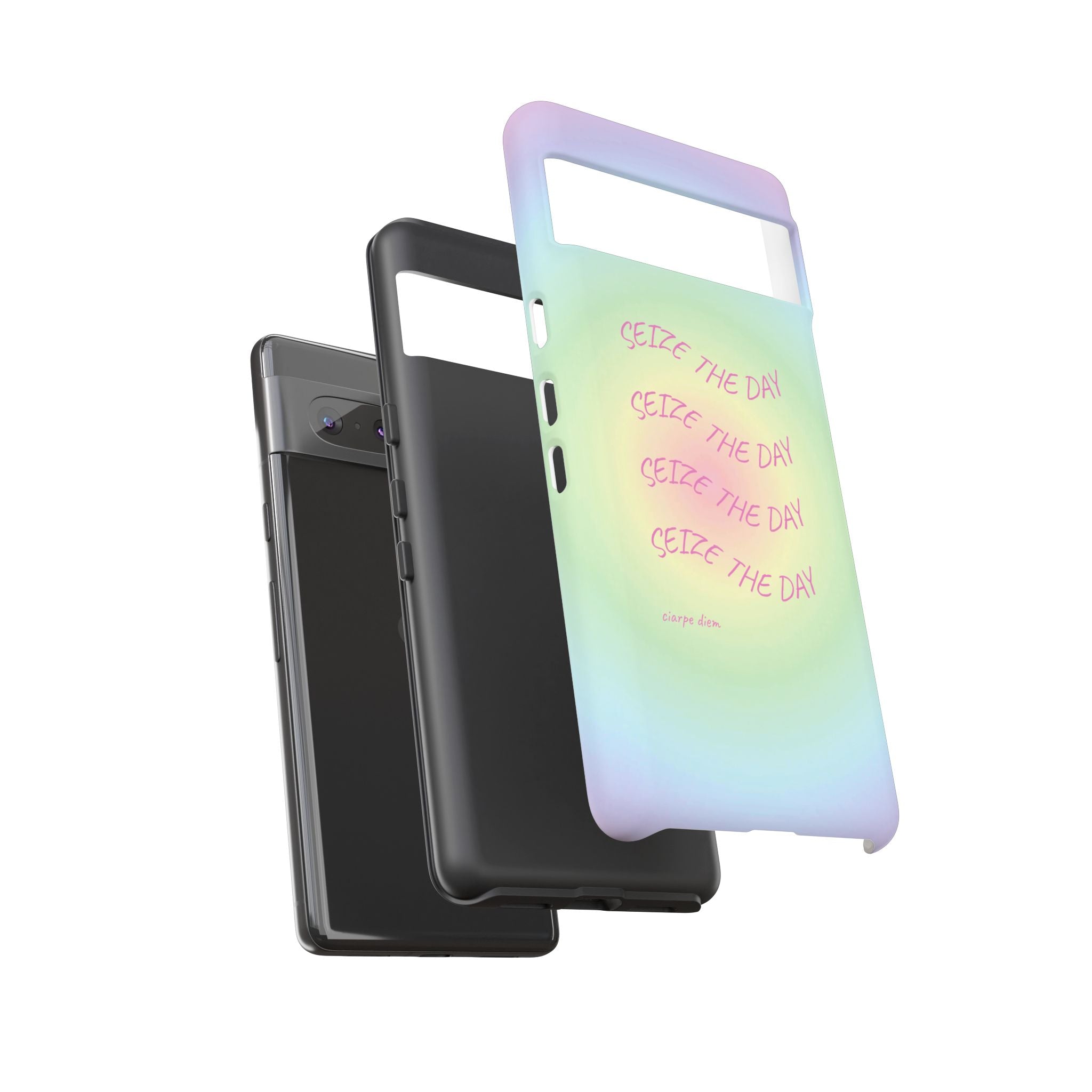 Bermuda Halo Seize The Day Pastel Gradient Tough Phone Case