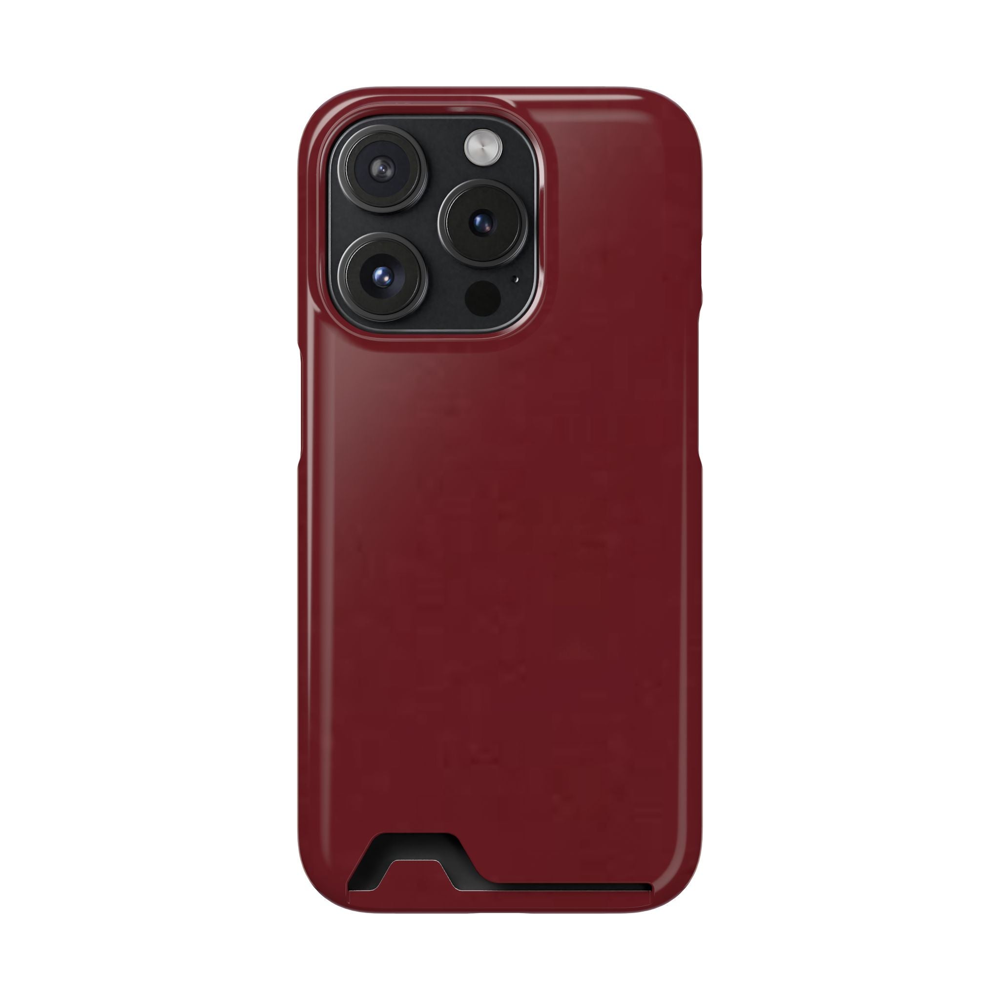 Dark Cherry Card Holder Phone Case