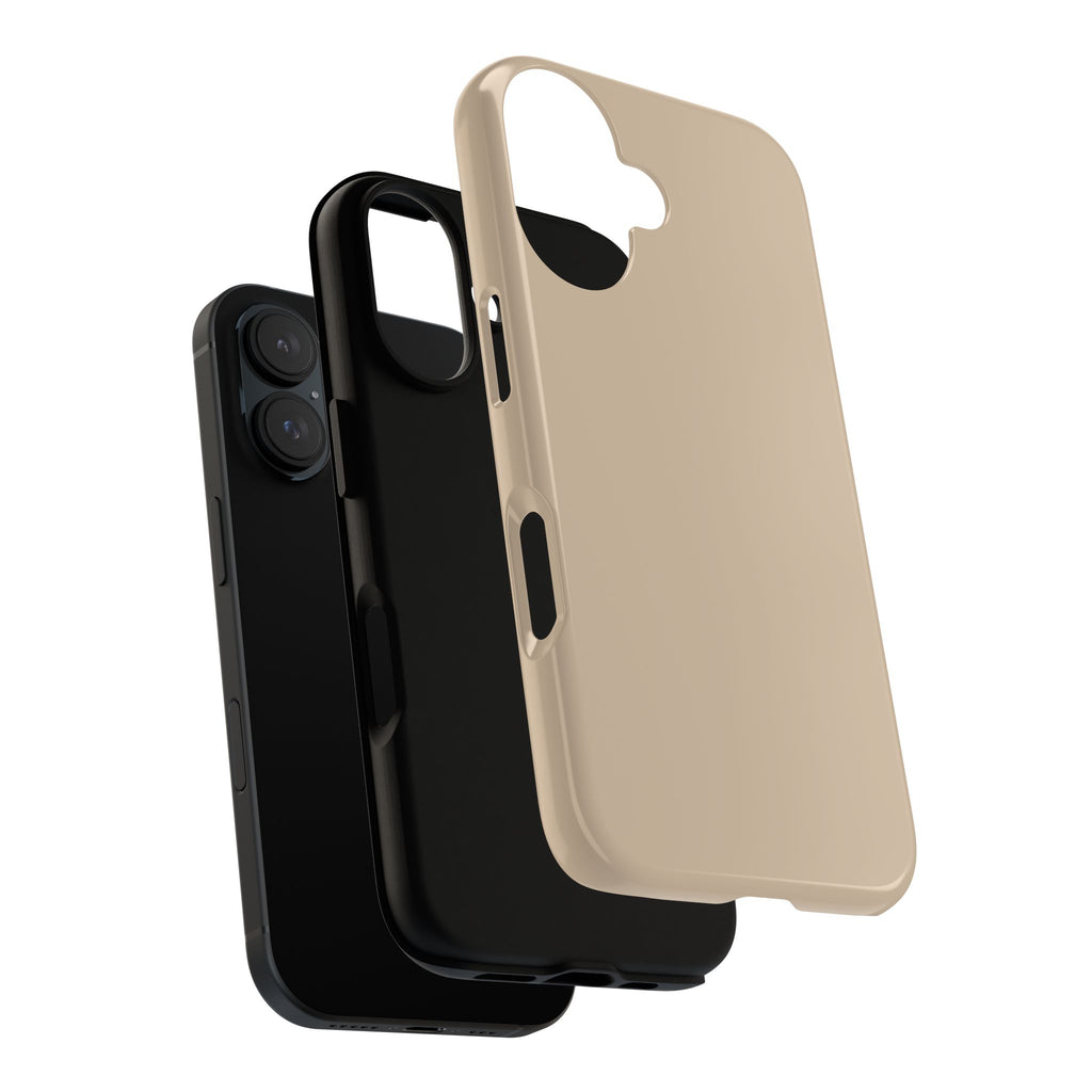 Beige Protective Phone Case