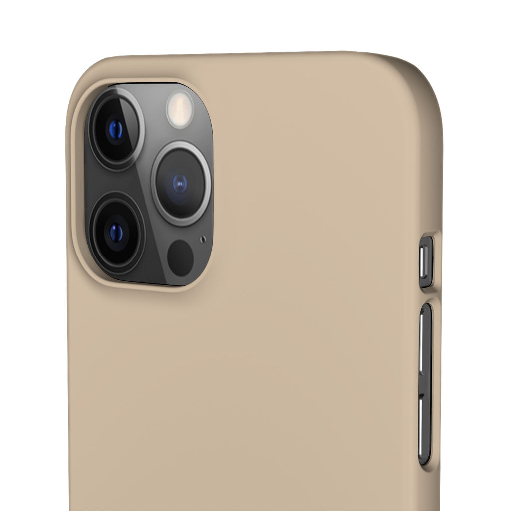 Beige Snap Phone Case