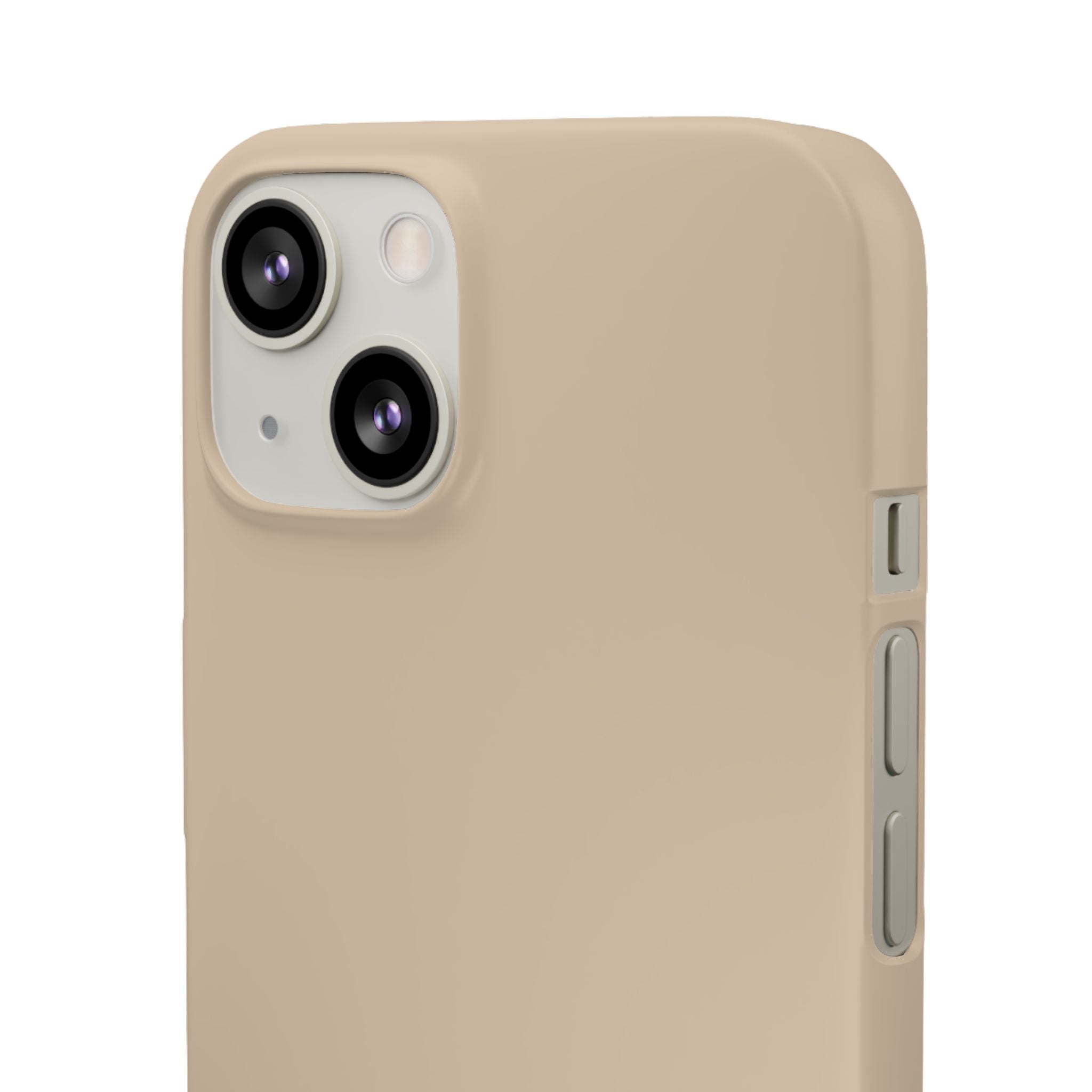 Beige Snap Phone Case