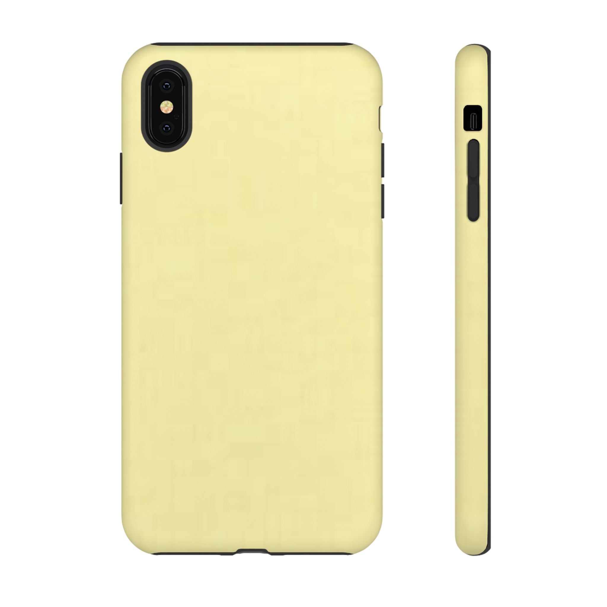 Pale Yellow Protective Phone Case