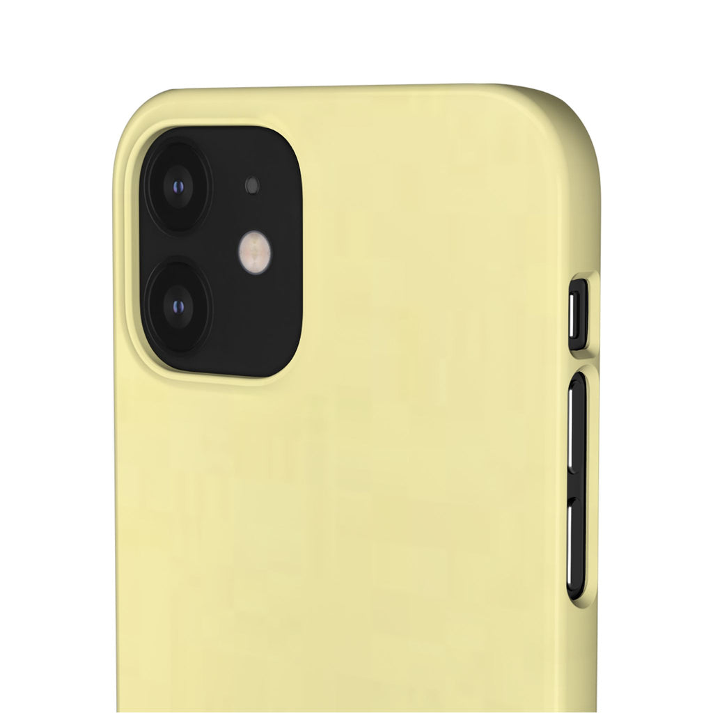 Pale Yellow Snap Phone Case