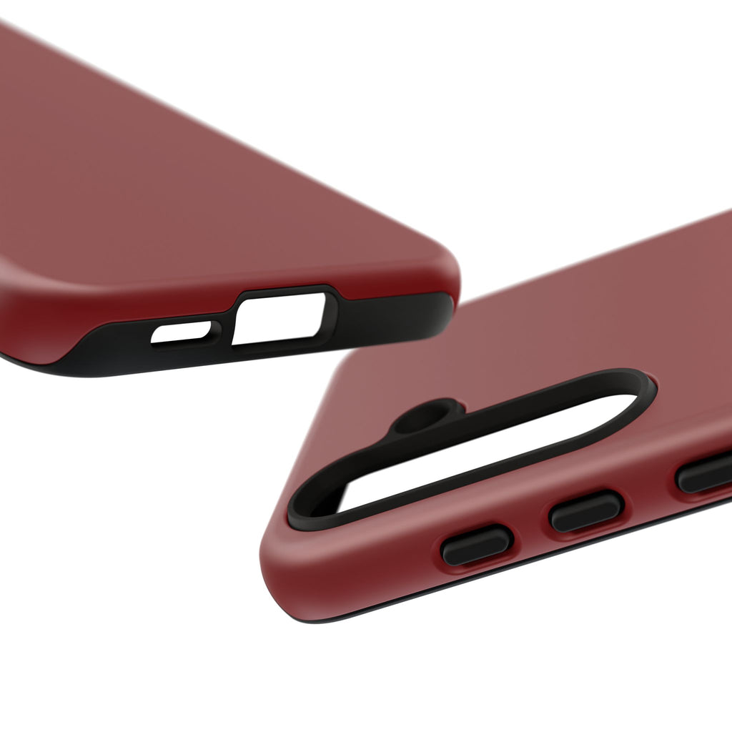 Dark Red Protective Phone Case