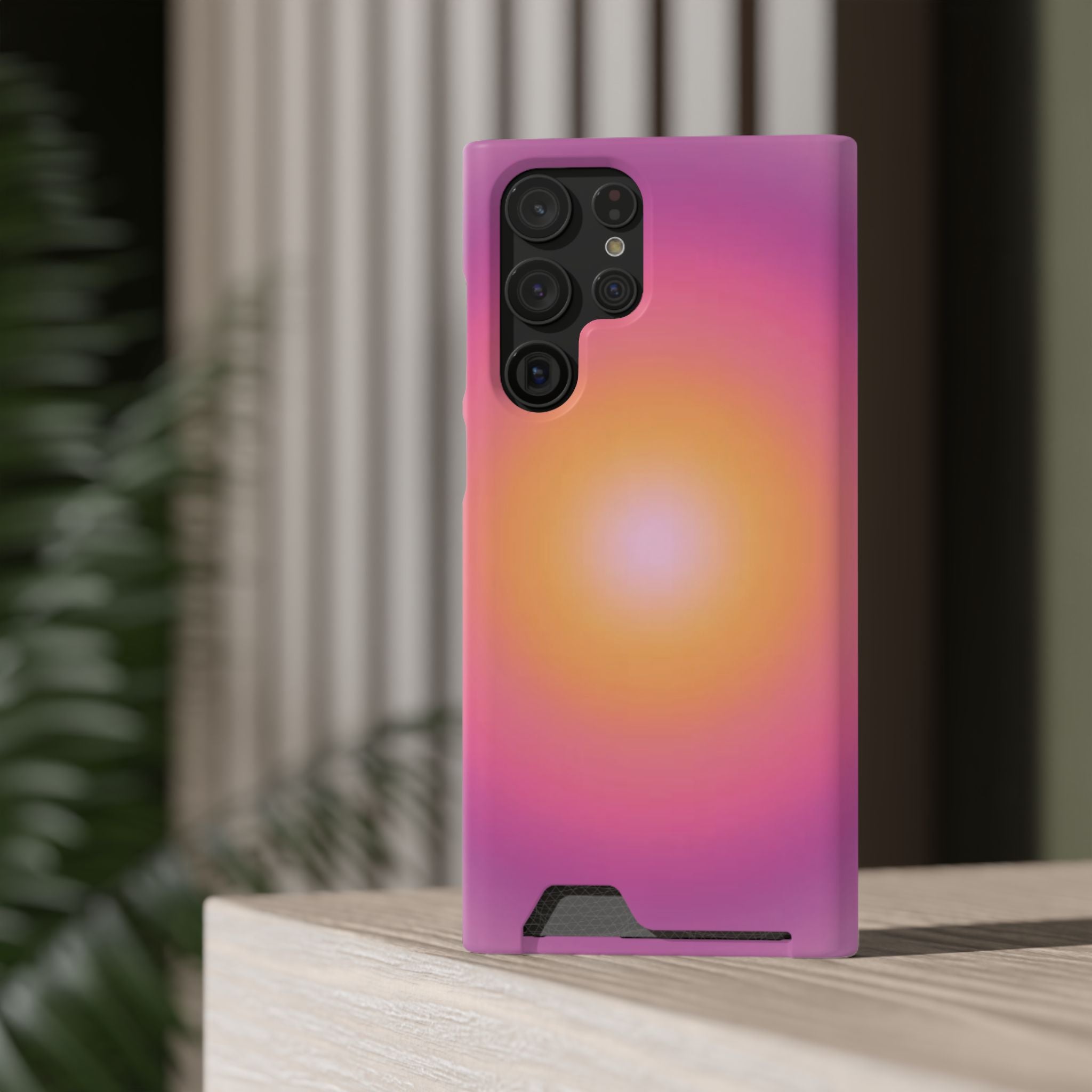 Sunset Gradient Phone Case with Card Holder