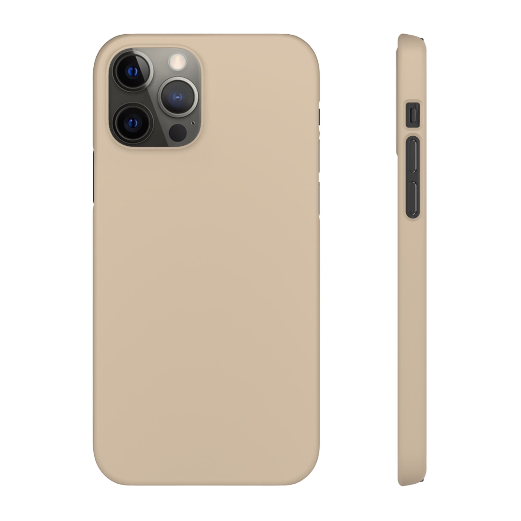 Beige Snap Phone Case