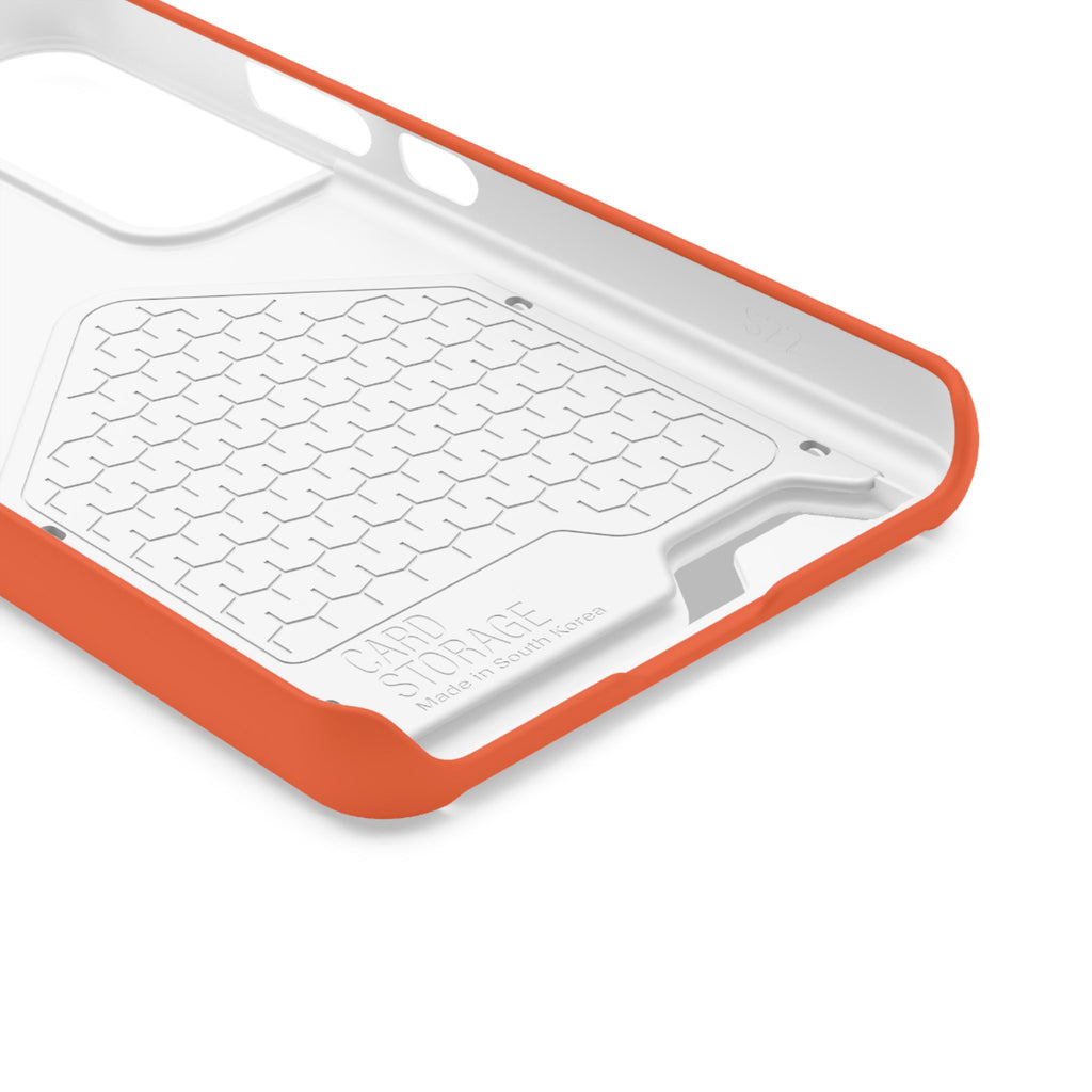 Orange Card-Holder Phone Case