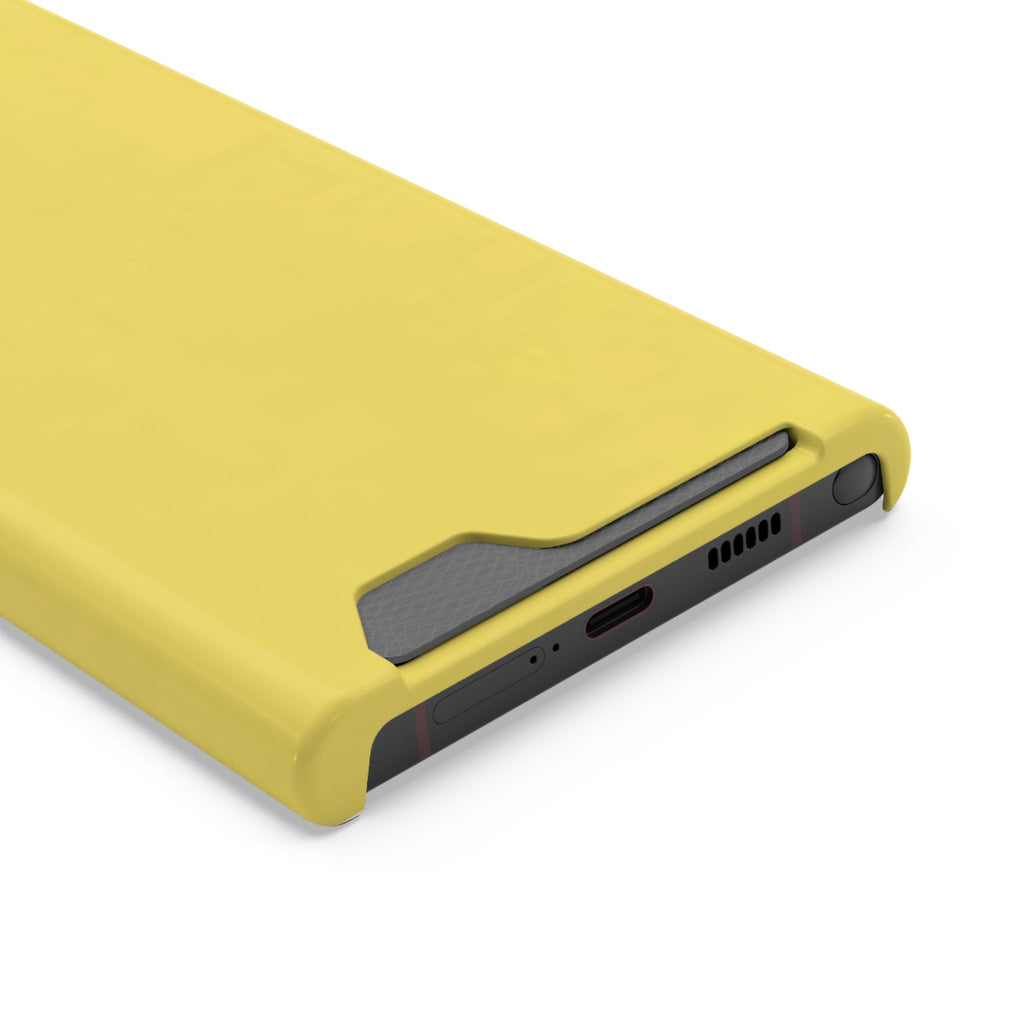 Yellow Card-Holder Phone Case