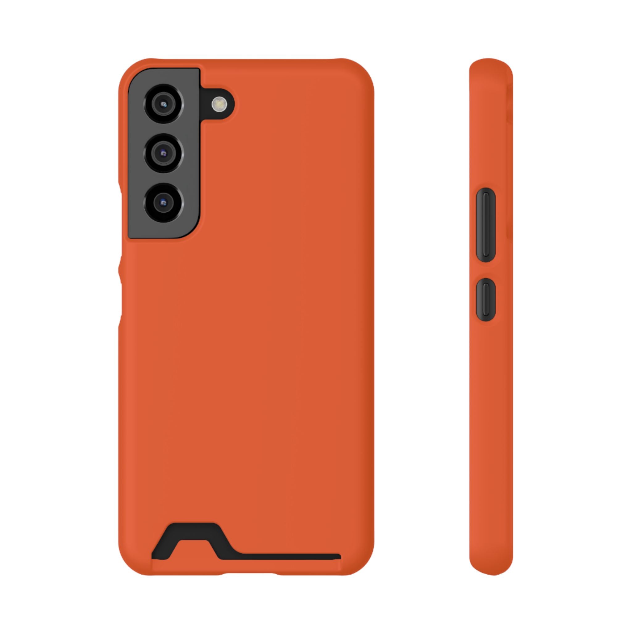 Orange Card-Holder Phone Case