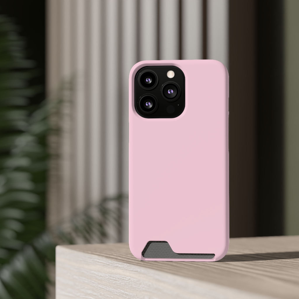 Pale Pink Card-Holder Phone Case