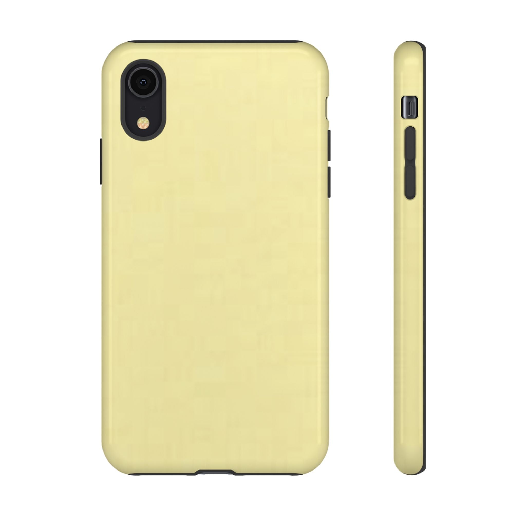 Pale Yellow Protective Phone Case