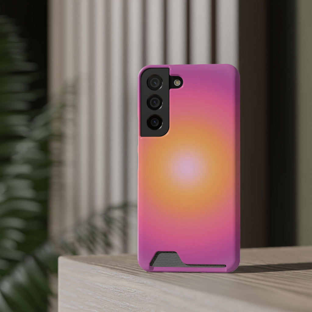 Sunset Gradient Phone Case with Card Holder