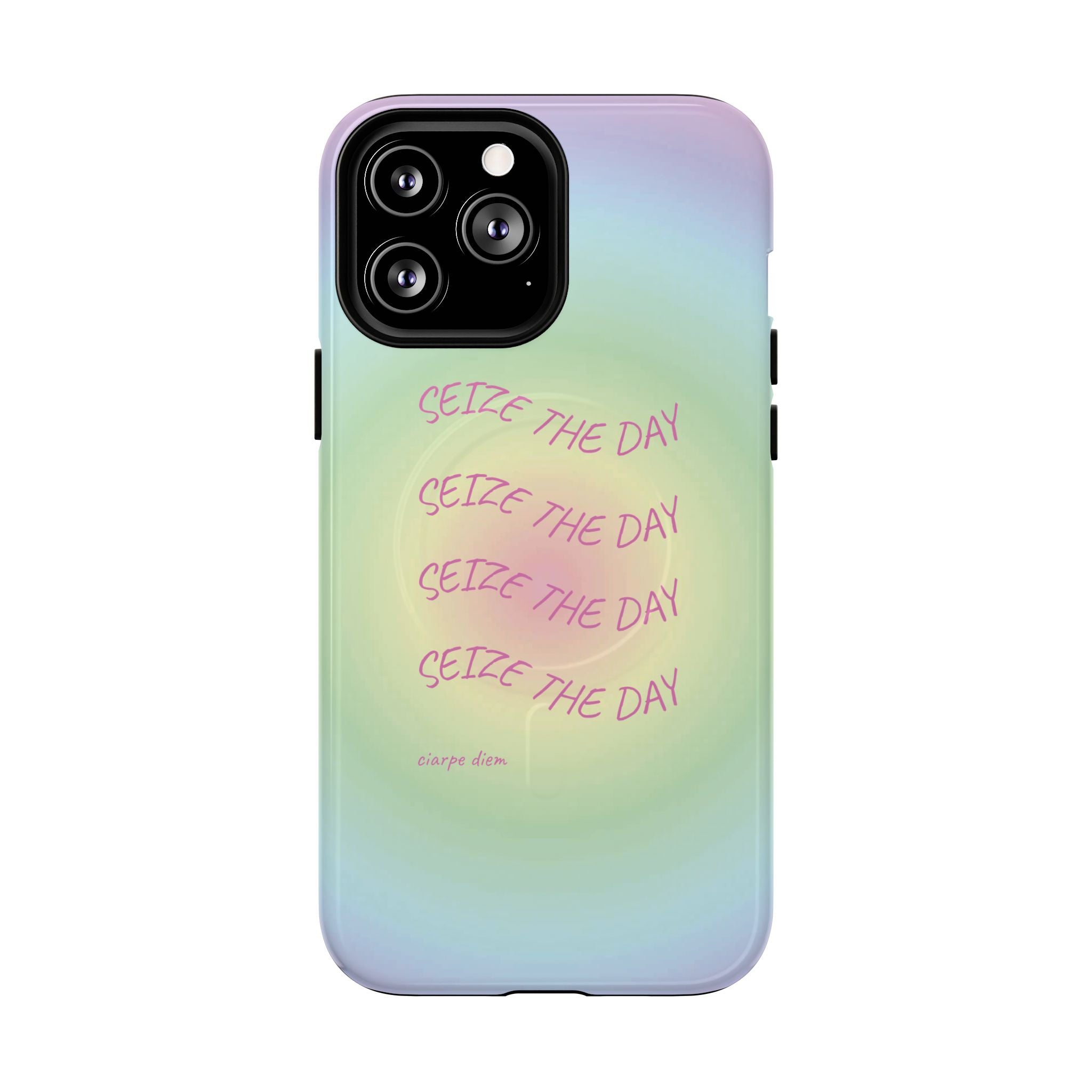 Bermuda Halo Seize The Day Gradient MagSafe Protective Phone Case