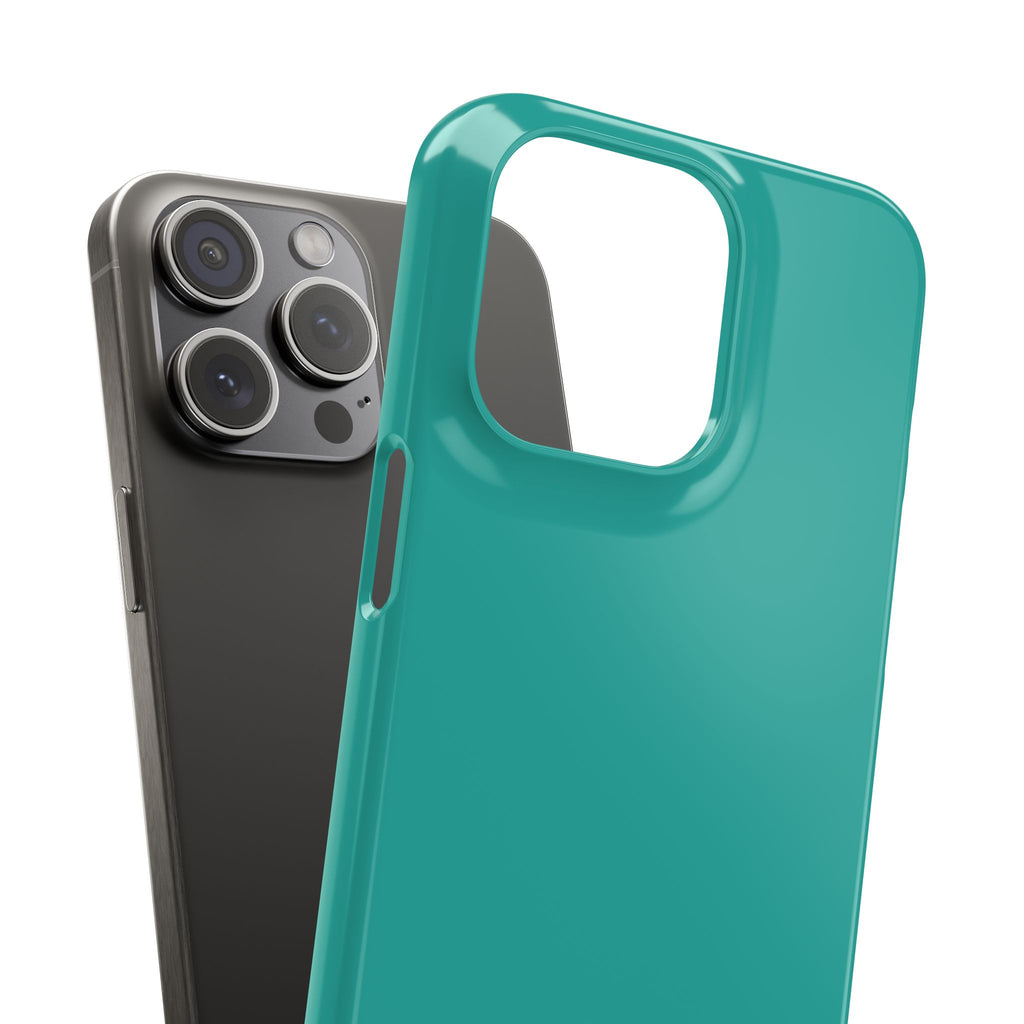 Teal Snap Phone Case