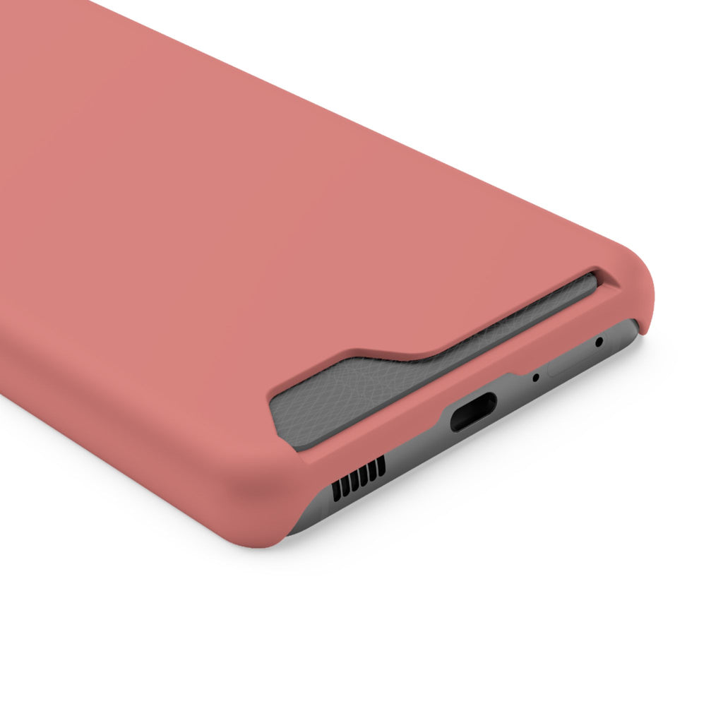 Frosty Pink Card Holder Phone Case