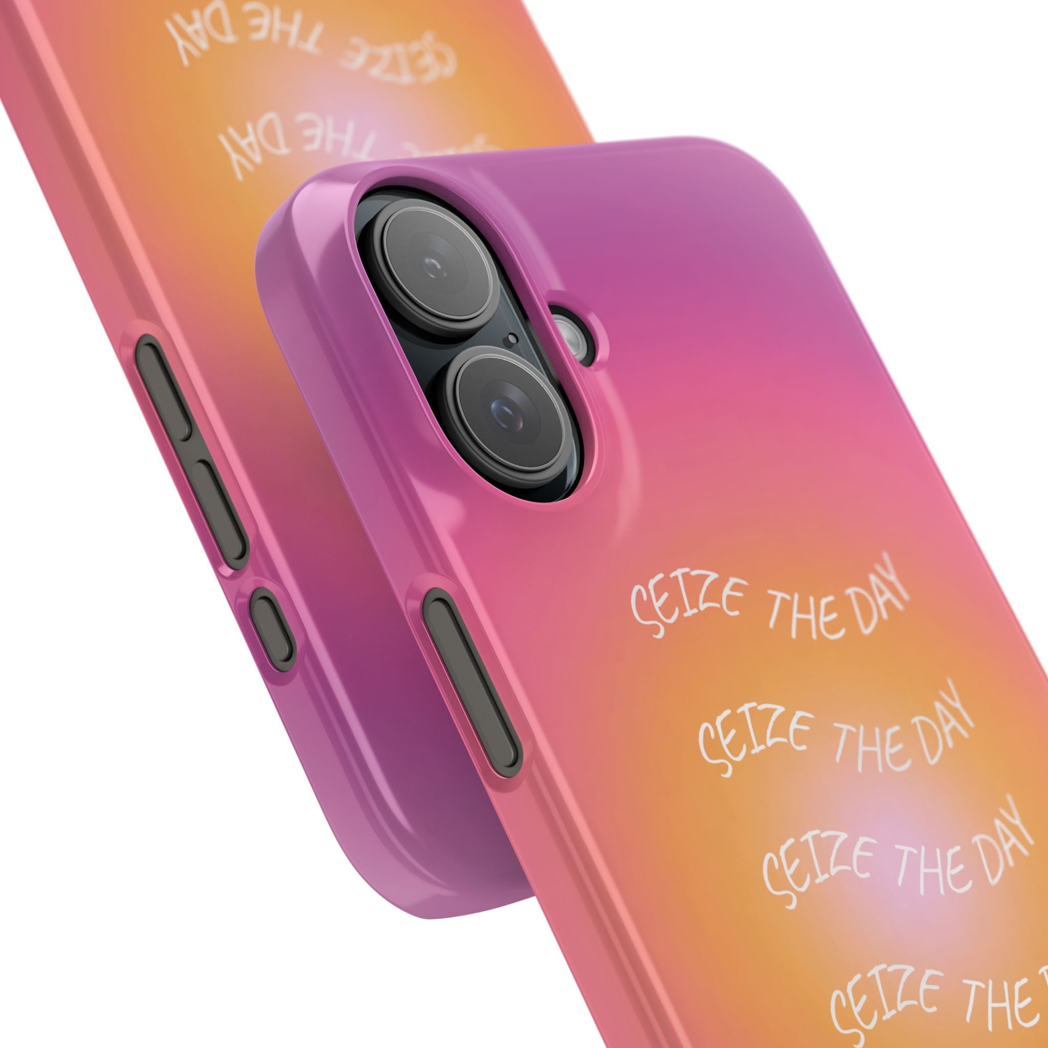 Carpe Diem Sunburst Gradient Snap Phone Case