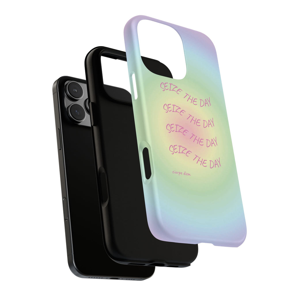 Bermuda Halo Seize The Day Pastel Gradient Tough Phone Case