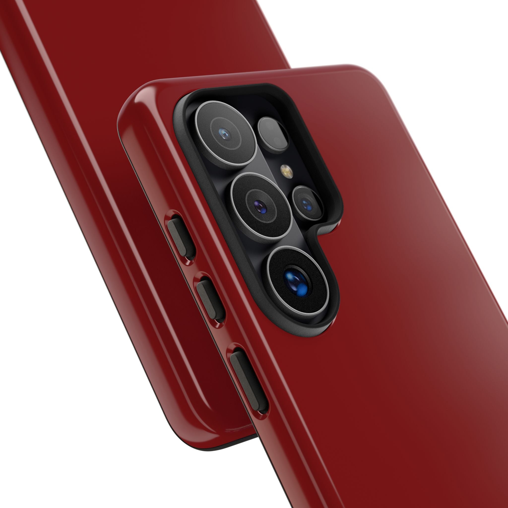 Dark Red Protective Phone Case