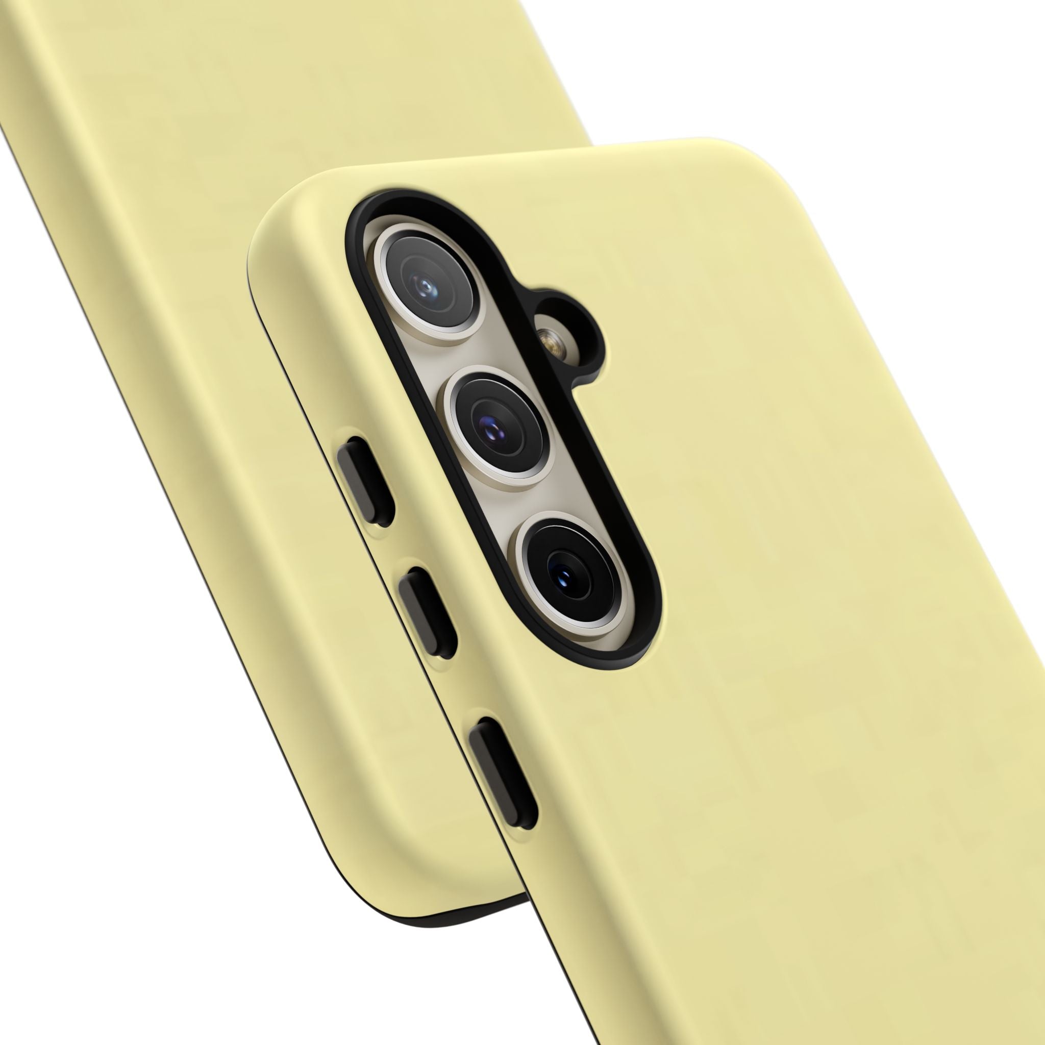 Pale Yellow Protective Phone Case