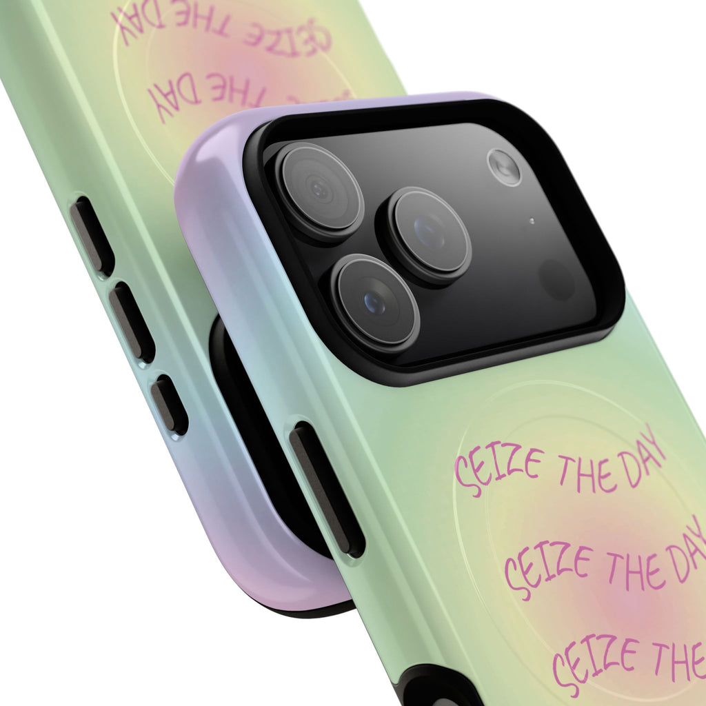 Bermuda Halo Seize The Day Gradient MagSafe Protective Phone Case