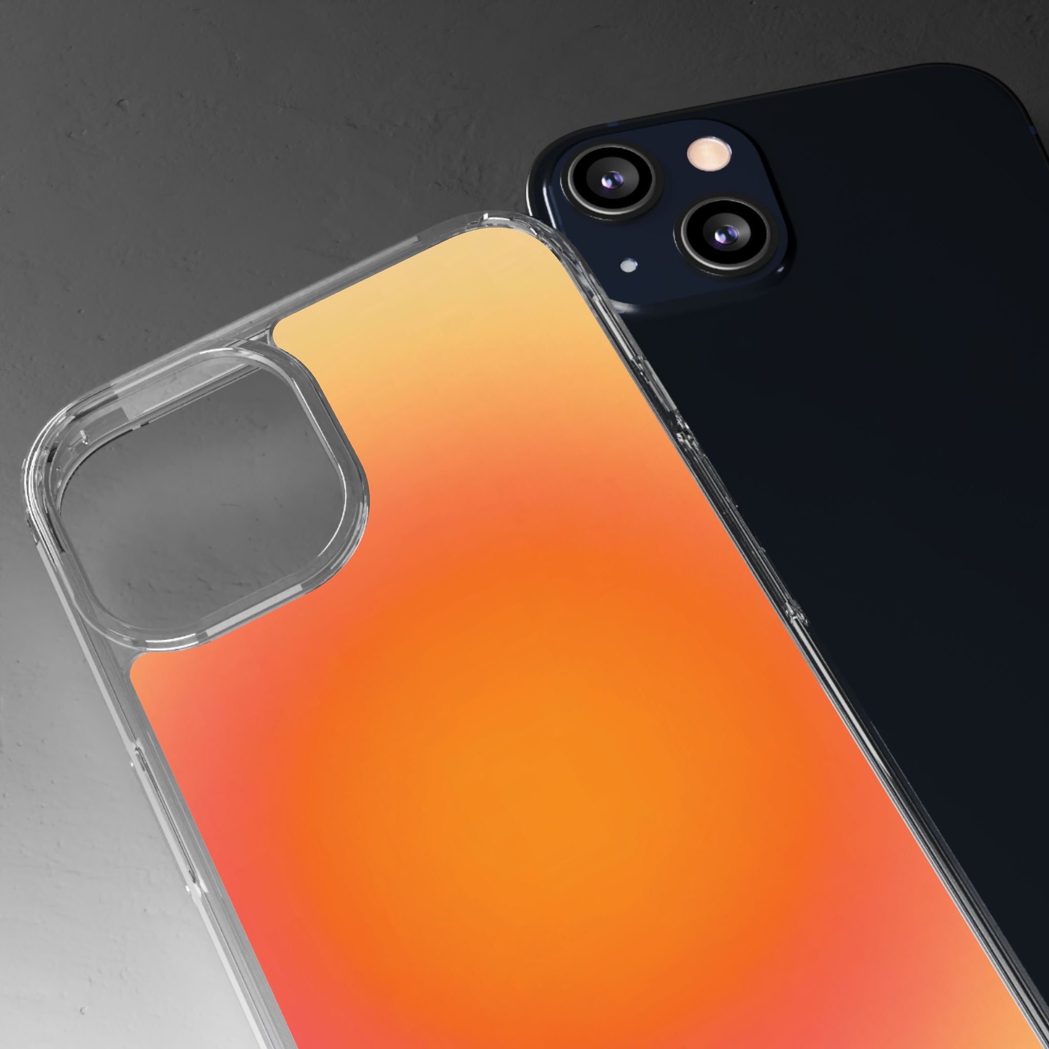 Clear Sunburst Protective Phone Case