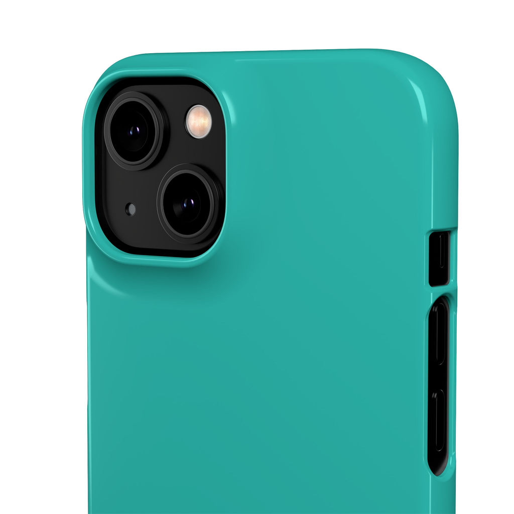 Teal Snap Phone Case