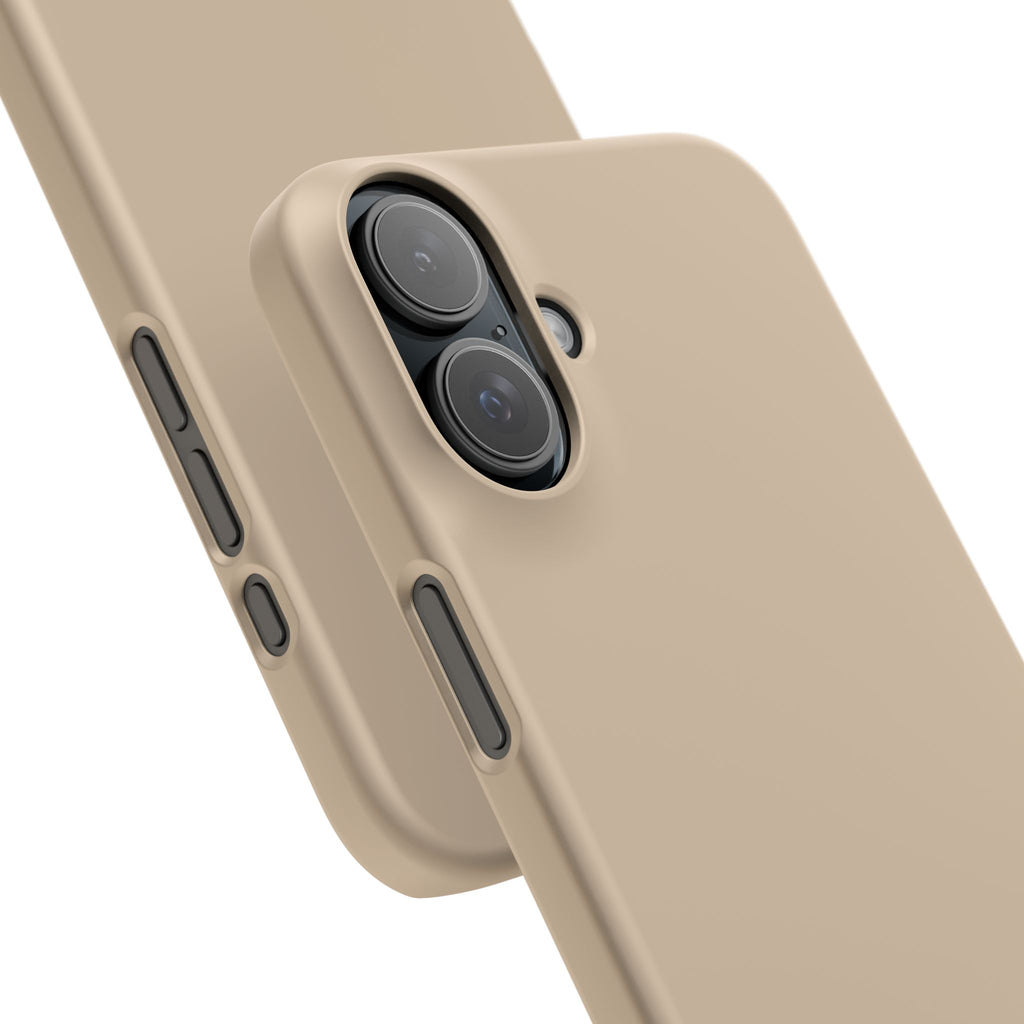 Beige Snap Phone Case