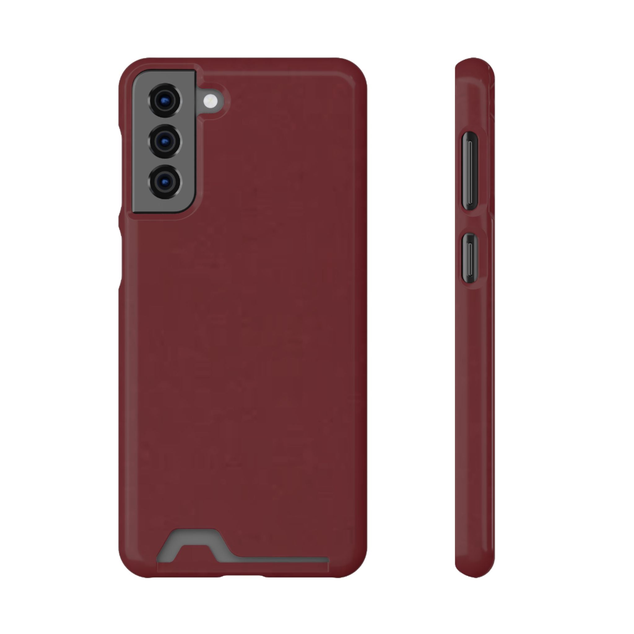 Dark Cherry Card Holder Phone Case