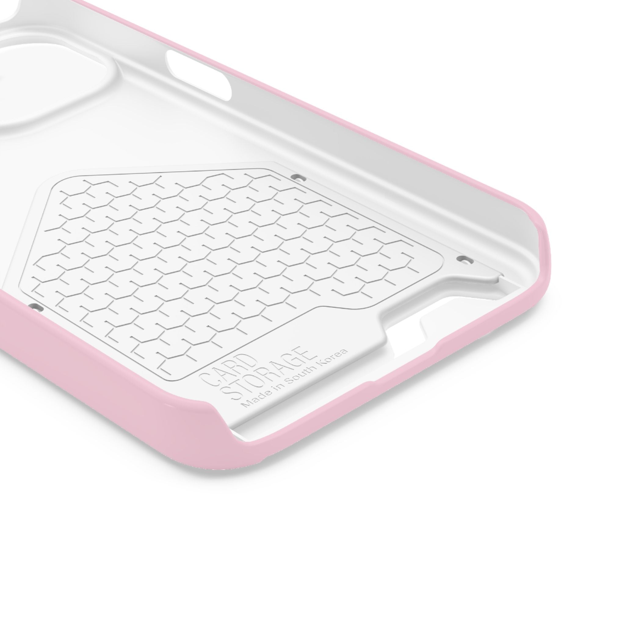 Pale Pink Card-Holder Phone Case