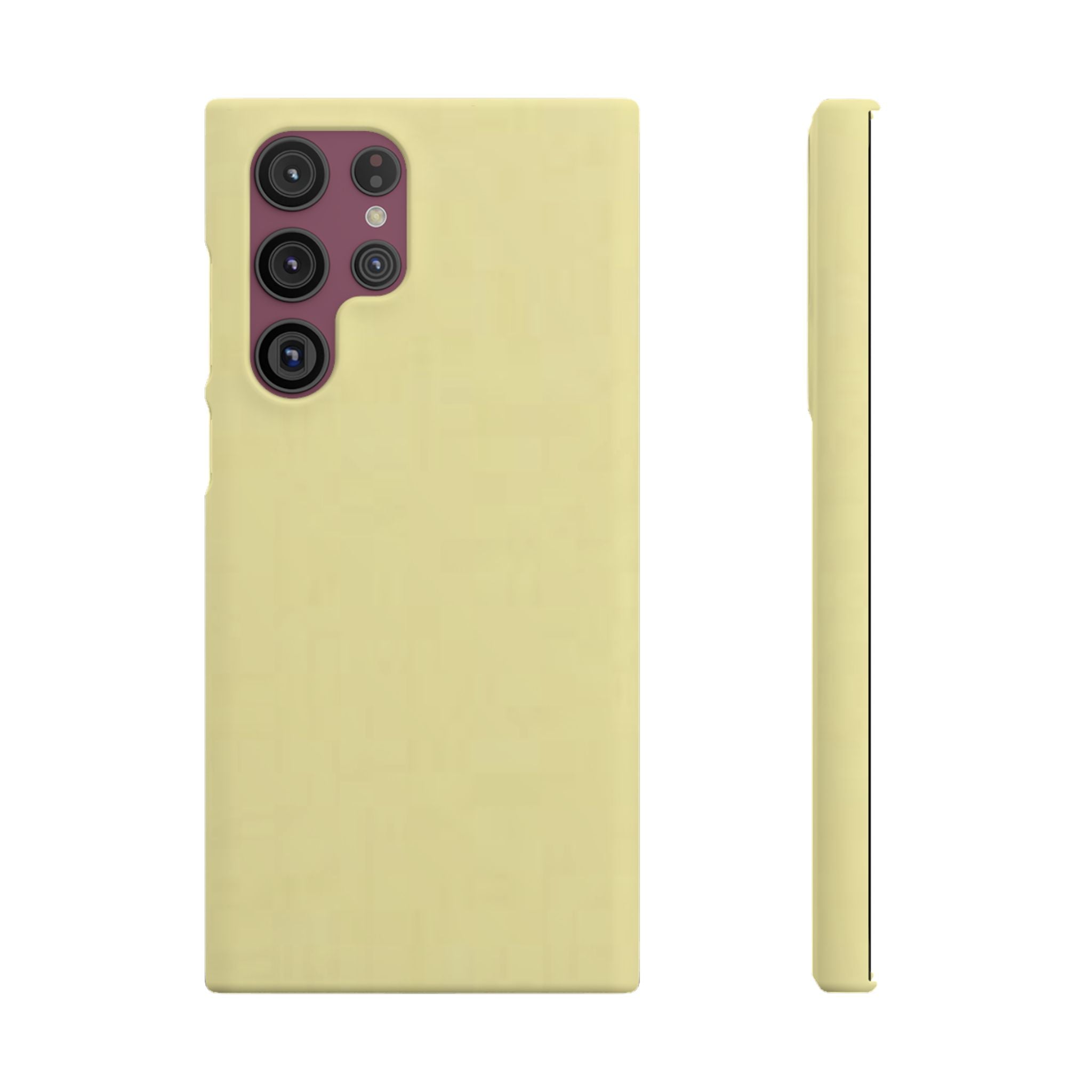 Pale Yellow Snap Phone Case