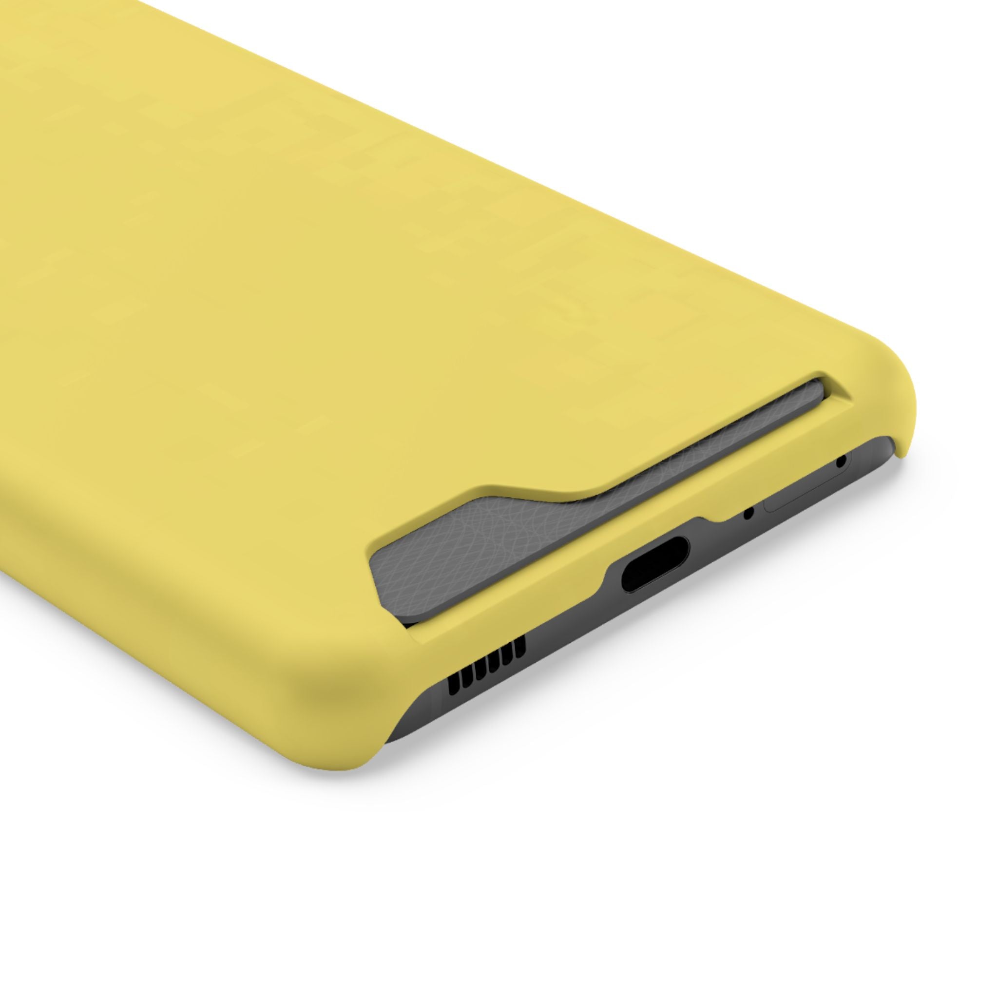 Yellow Card-Holder Phone Case