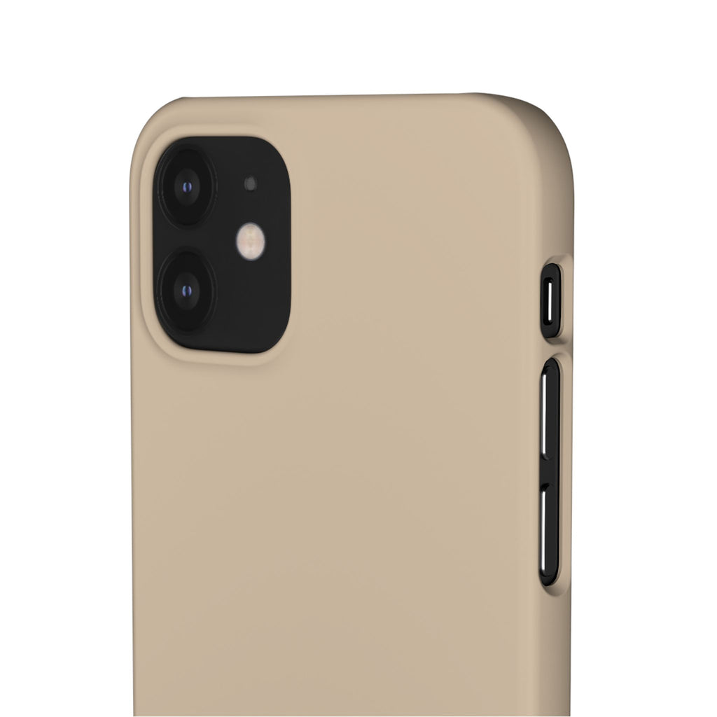 Beige Snap Phone Case