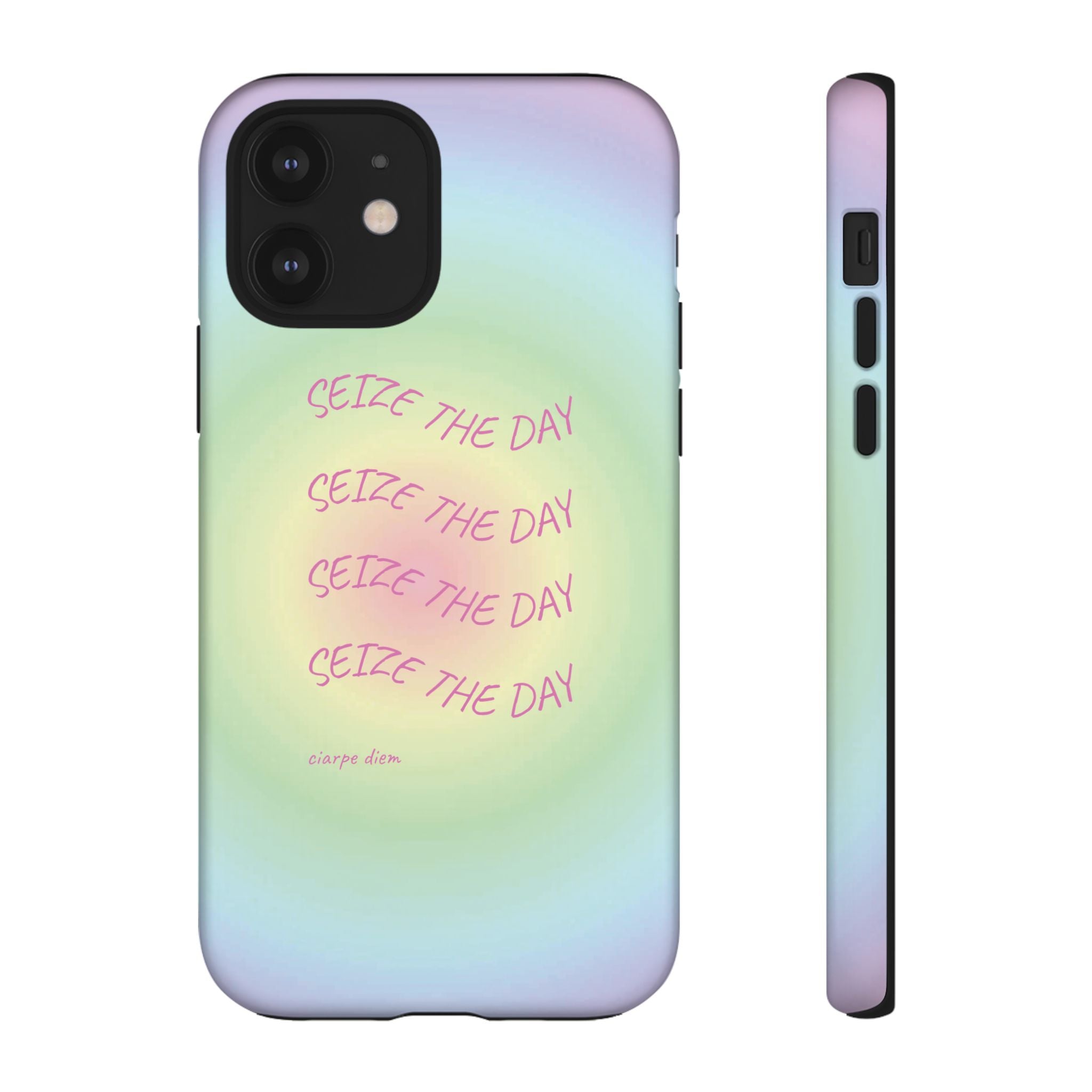 Bermuda Halo Seize The Day Pastel Gradient Tough Phone Case