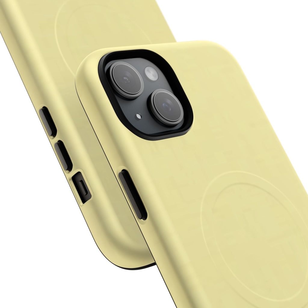 Pale Yellow MagSafe Protective Phone Case