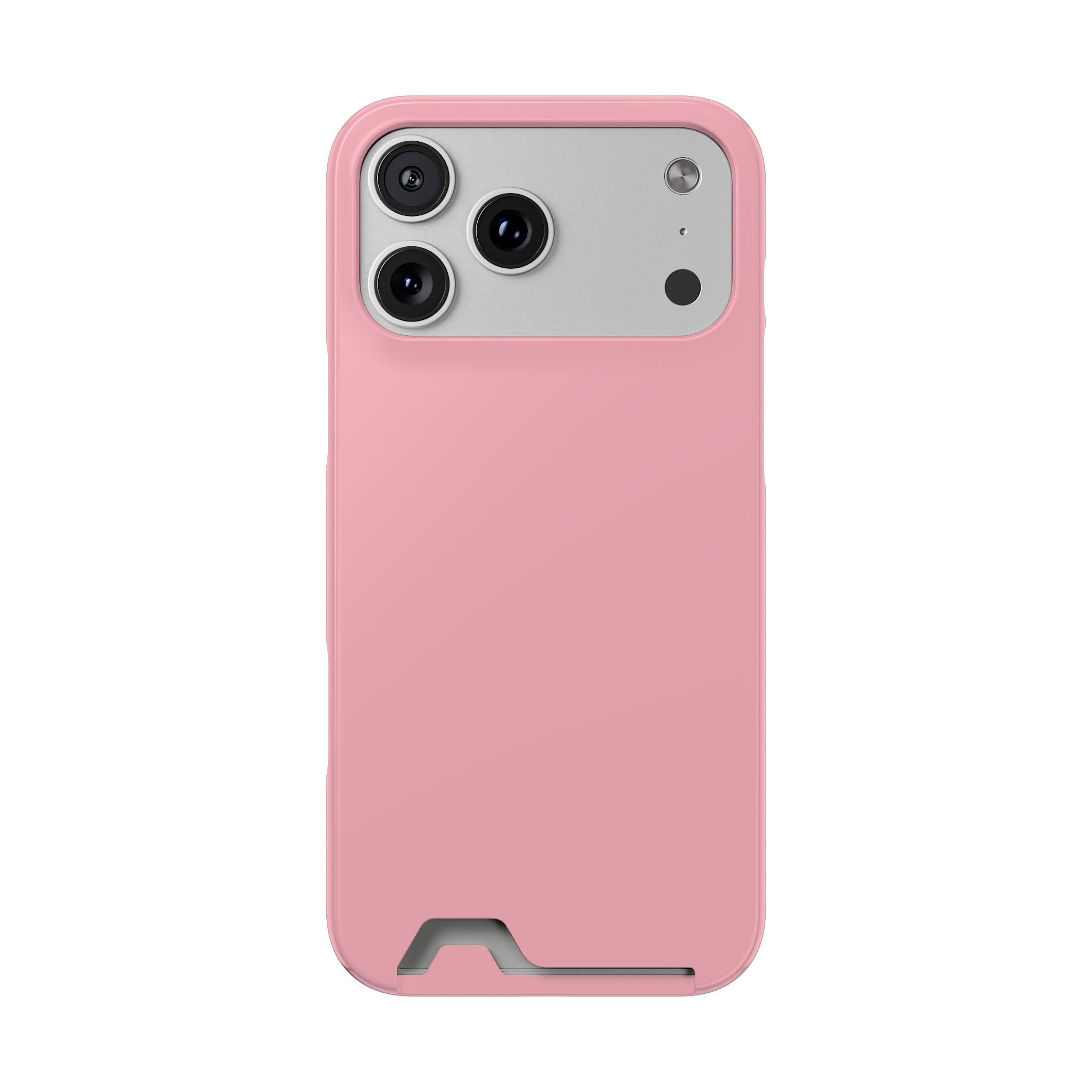 Pink Phone Case with Built-In Card Holder