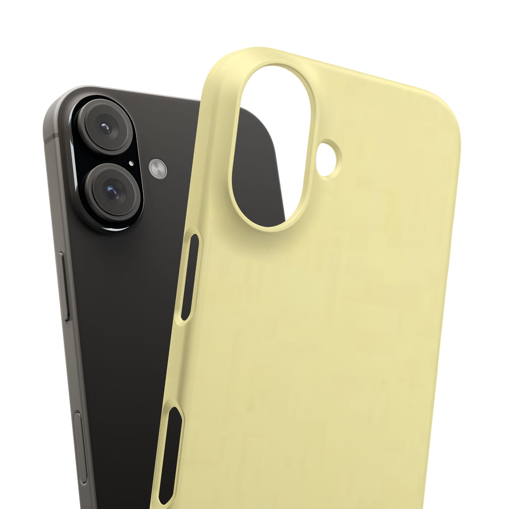 Pale Yellow Snap Phone Case