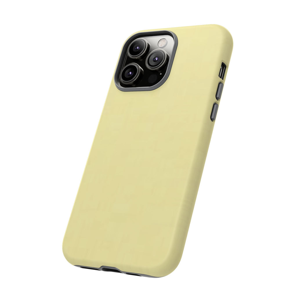 Pale Yellow Protective Phone Case