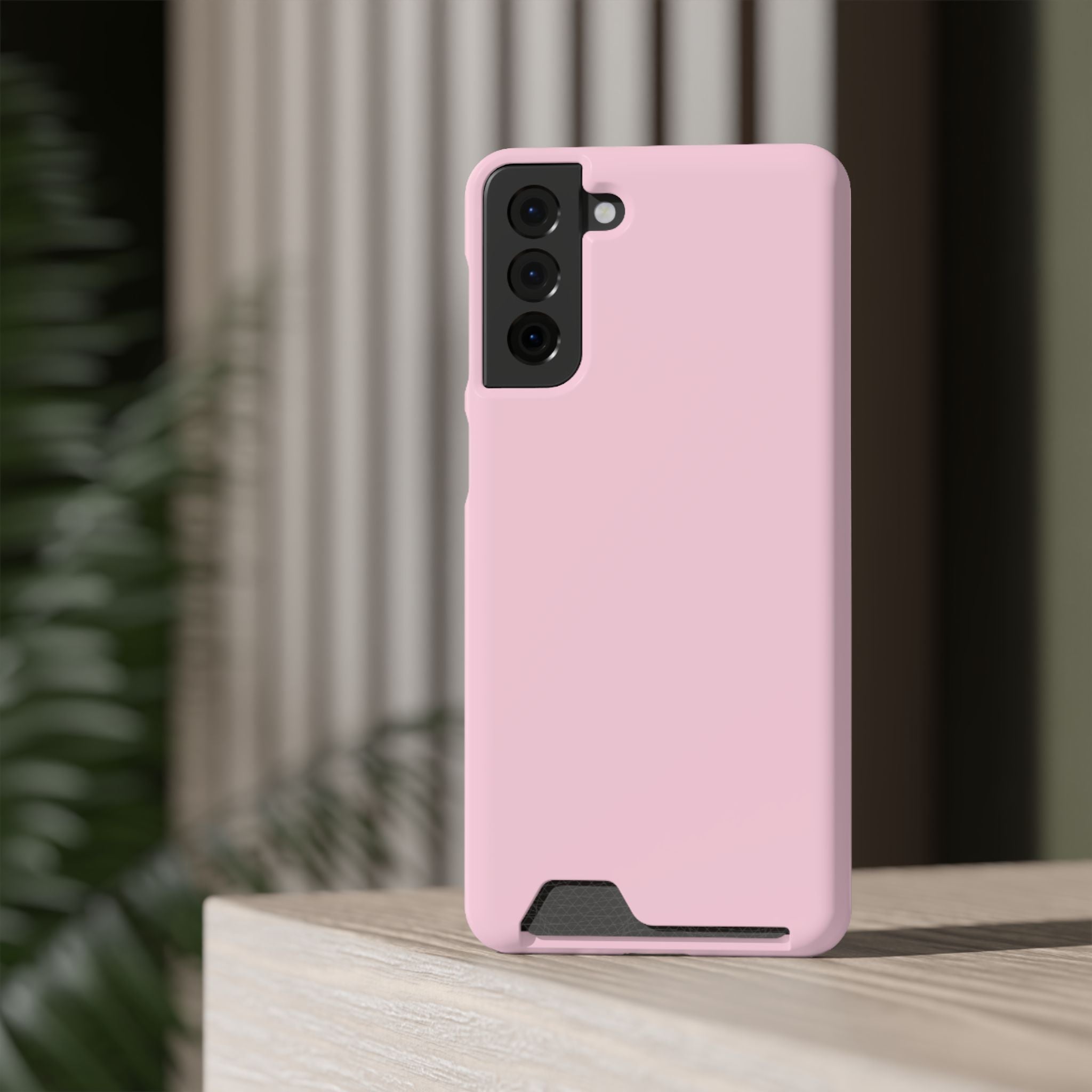 Pale Pink Card-Holder Phone Case