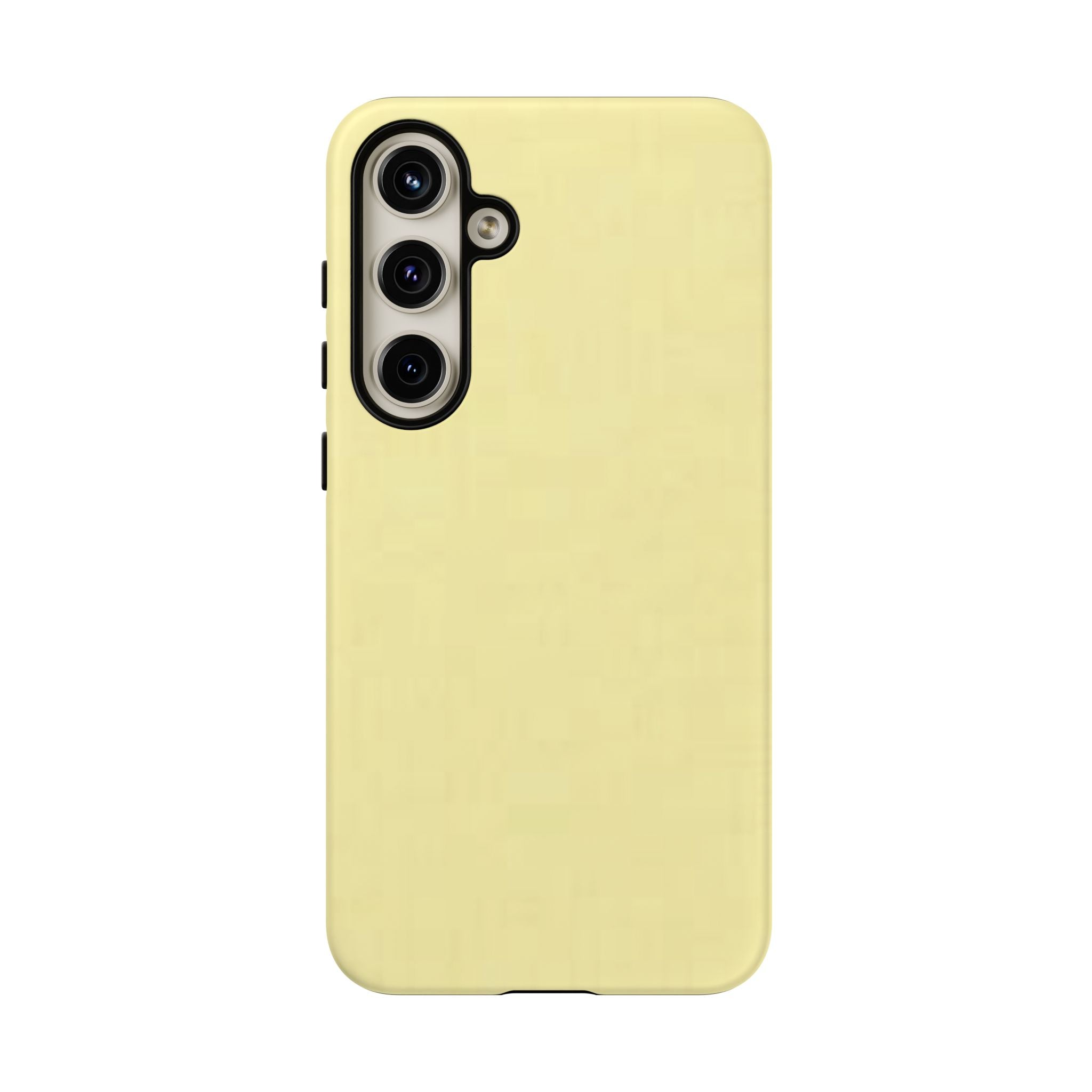 Pale Yellow Protective Phone Case