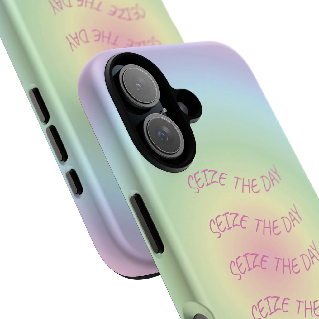 Bermuda Halo Seize The Day Pastel Gradient Tough Phone Case