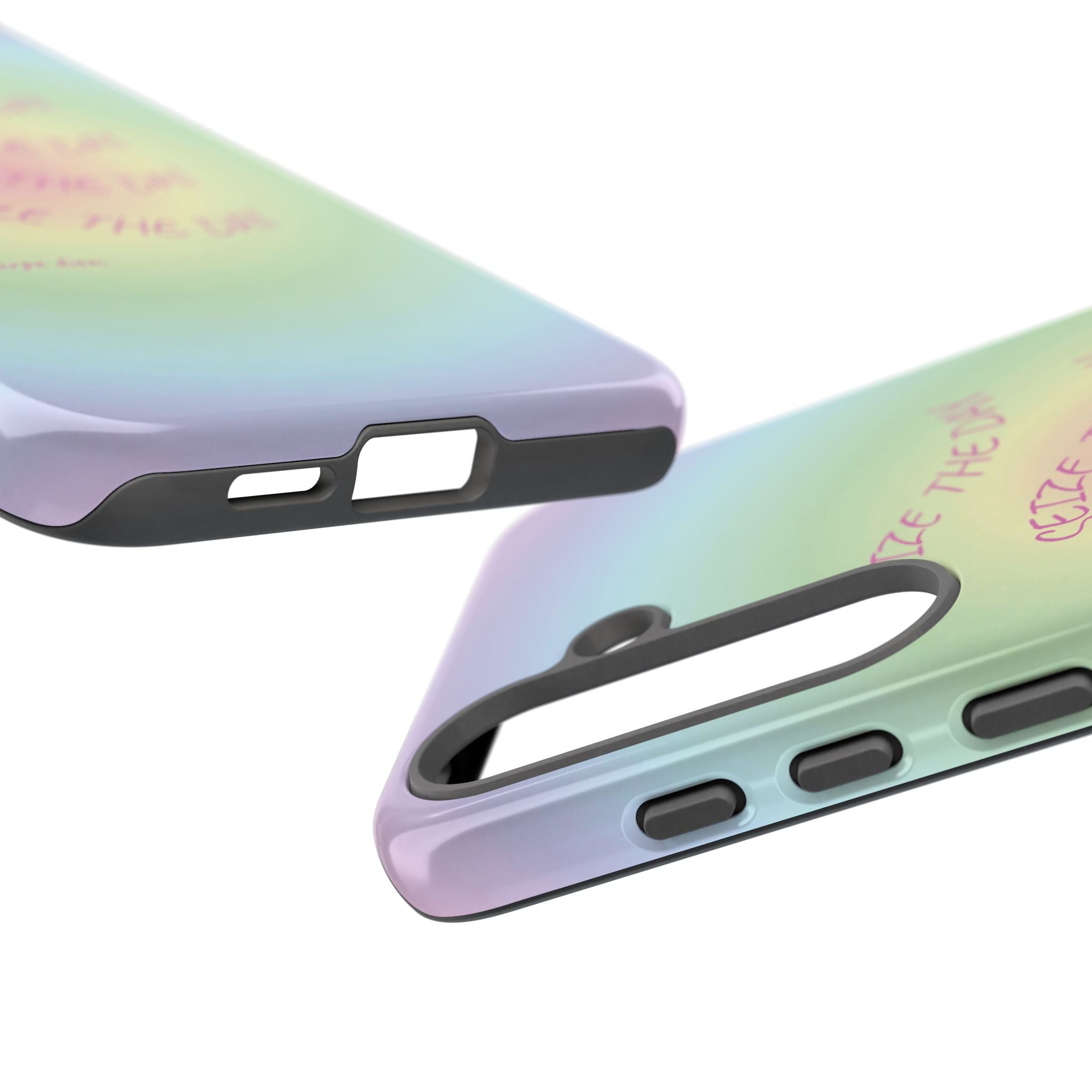 Bermuda Halo Seize The Day Pastel Gradient Tough Phone Case